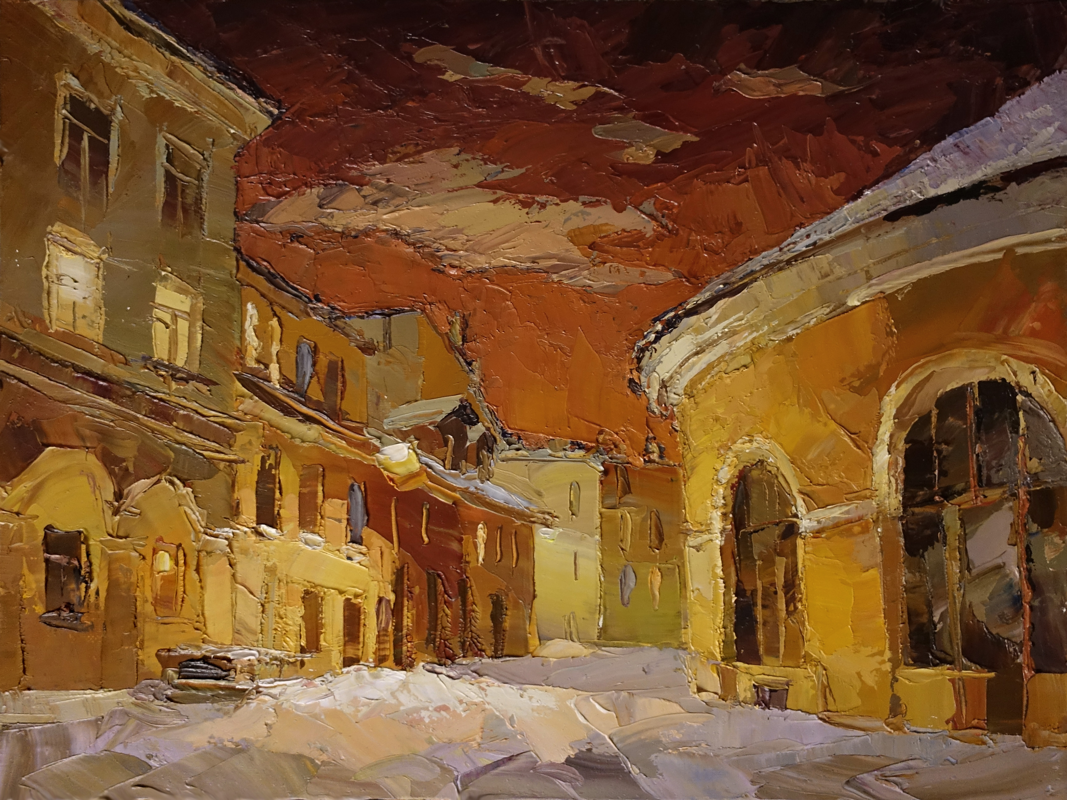 Round Alley - 1, Dmitry Kotunov, Buy the painting Oil