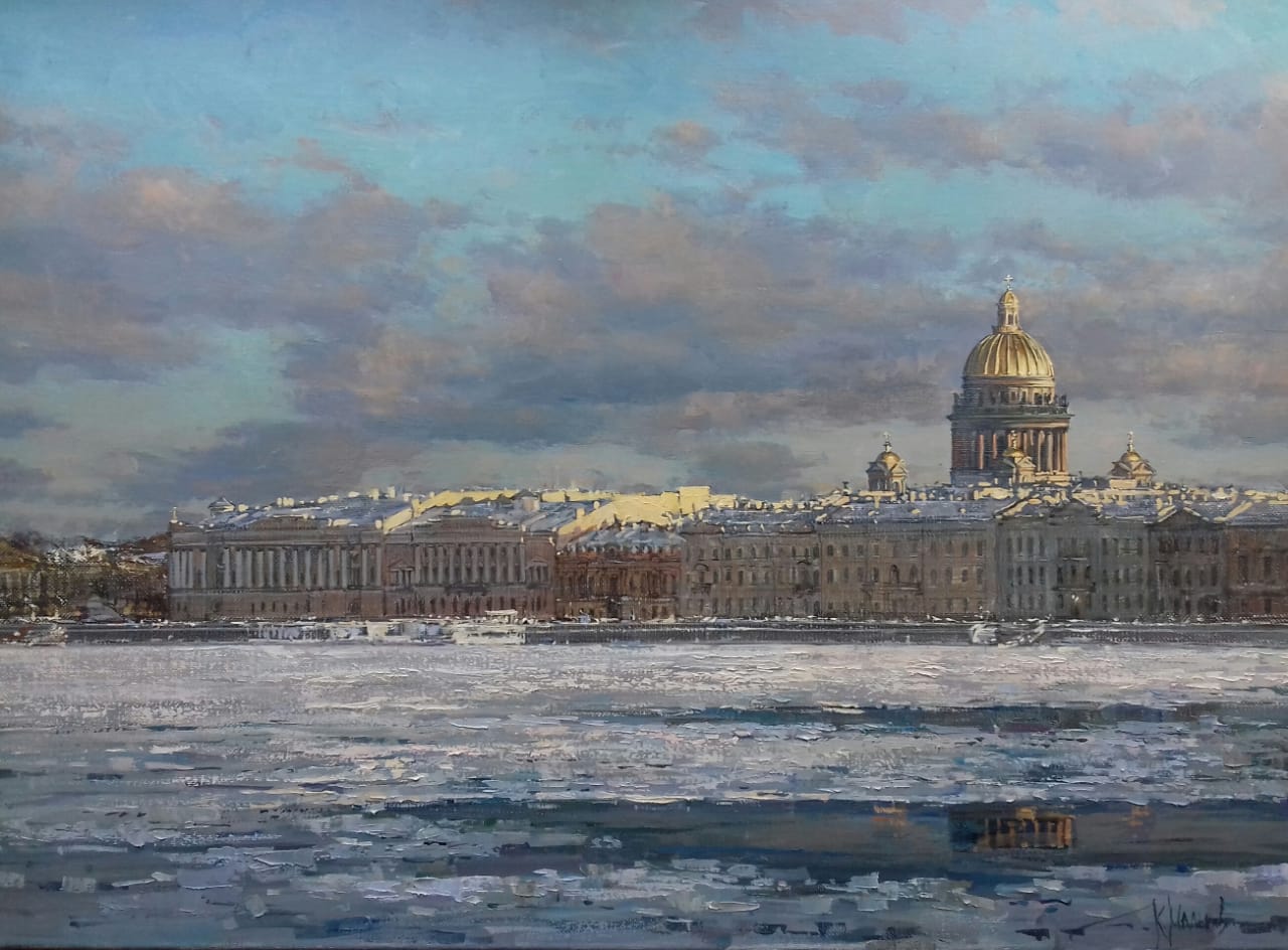 On the Neva River - 1, Kirill Malkov, Buy the painting Oil