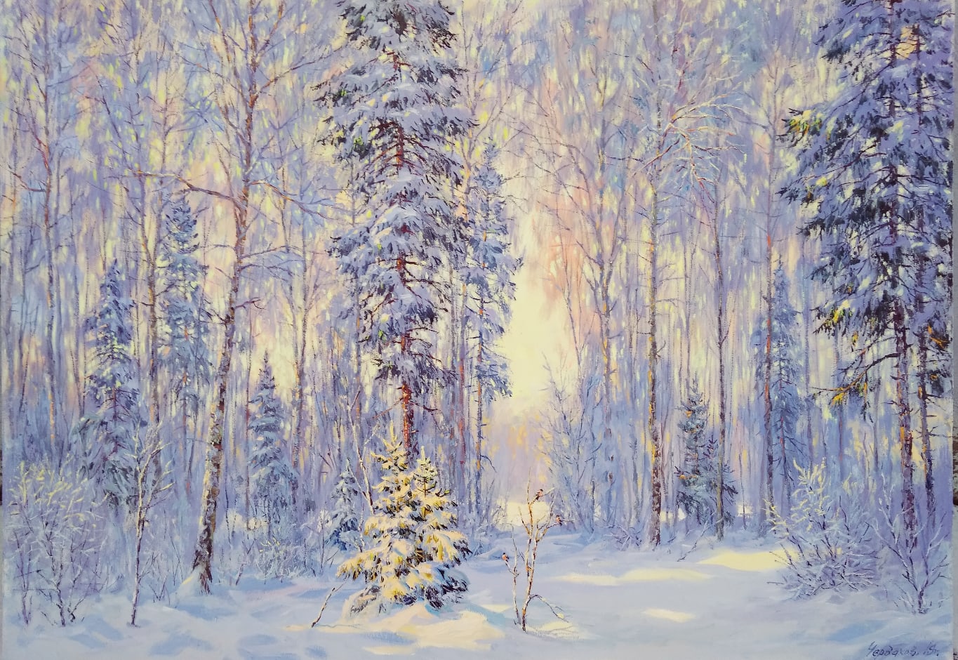 Winter Fairytale - 1, Vyacheslav Cherdakov, Buy the painting Oil