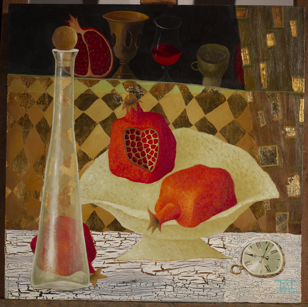 Time for Pomegranates - 1, Alla Lipatova, Buy the painting Oil