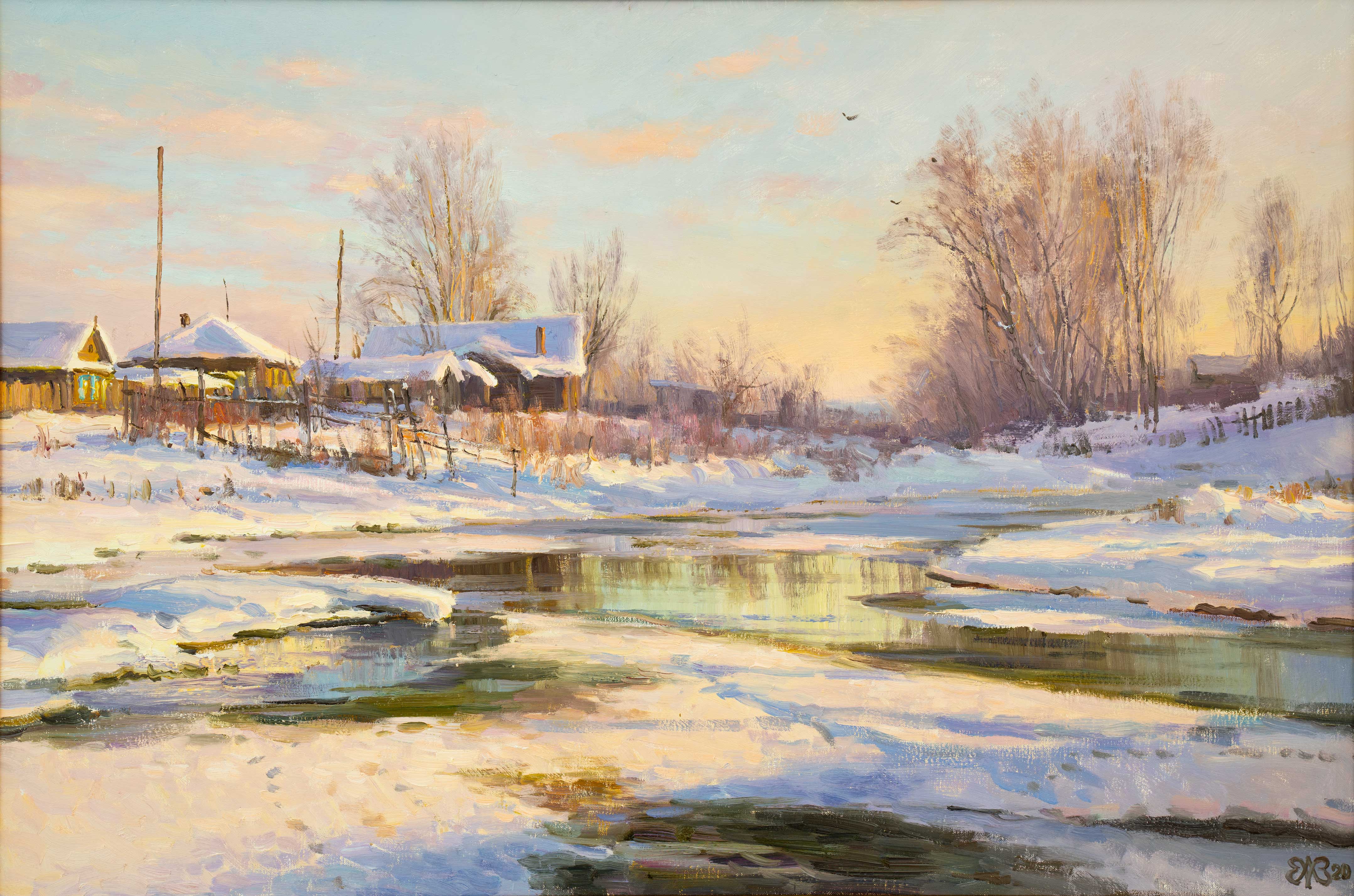 River Is Waking Up. Uktus - 1, Alexey Efremov, Buy the painting Oil