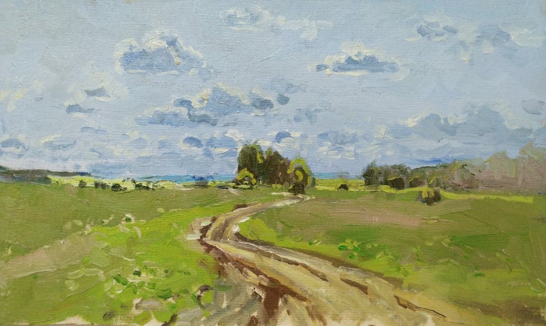 Road, Nikolay Petrov, Buy the painting Oil