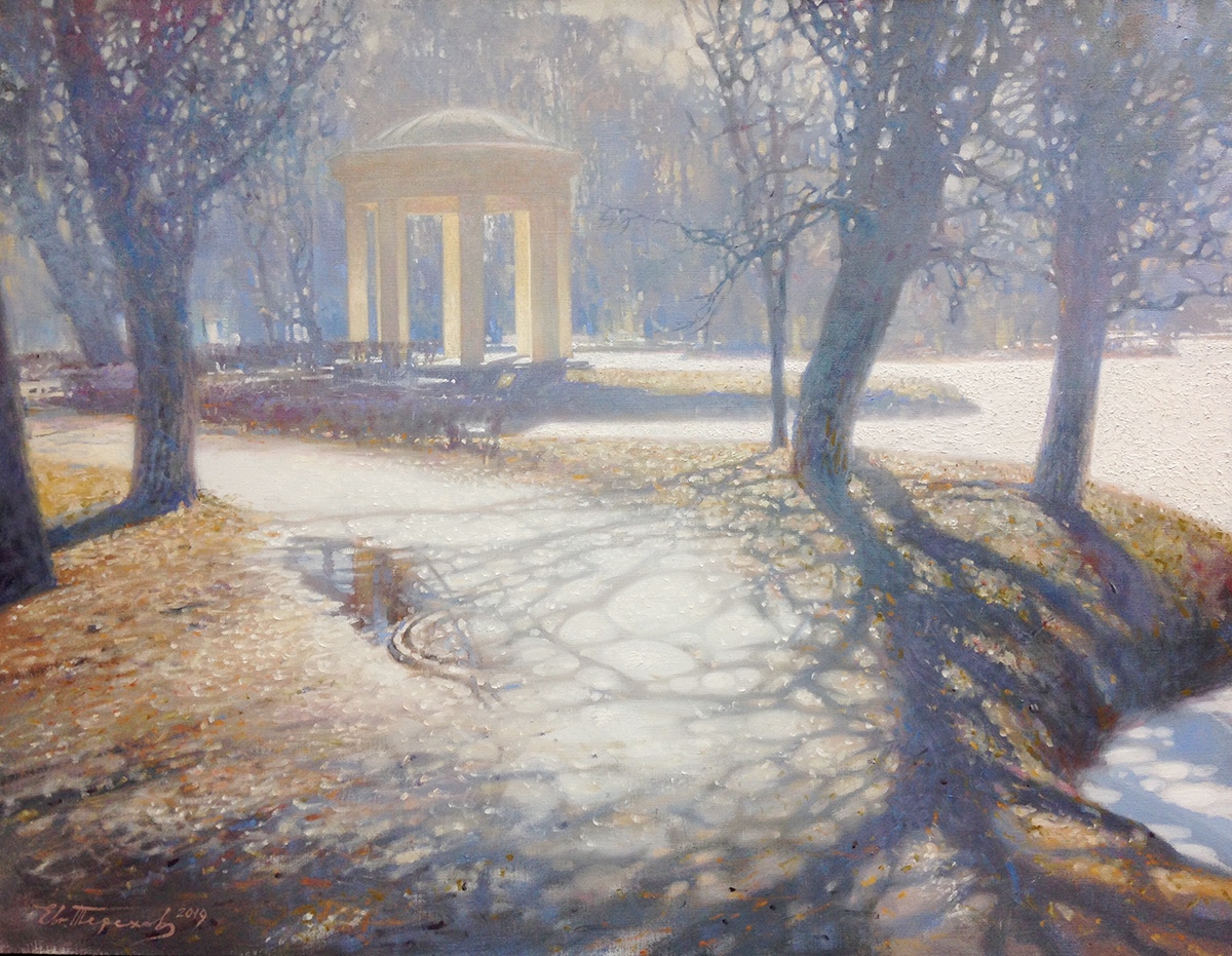 Spring in Ekateringof Park - 1, Eugene Terekhov, Buy the painting Oil