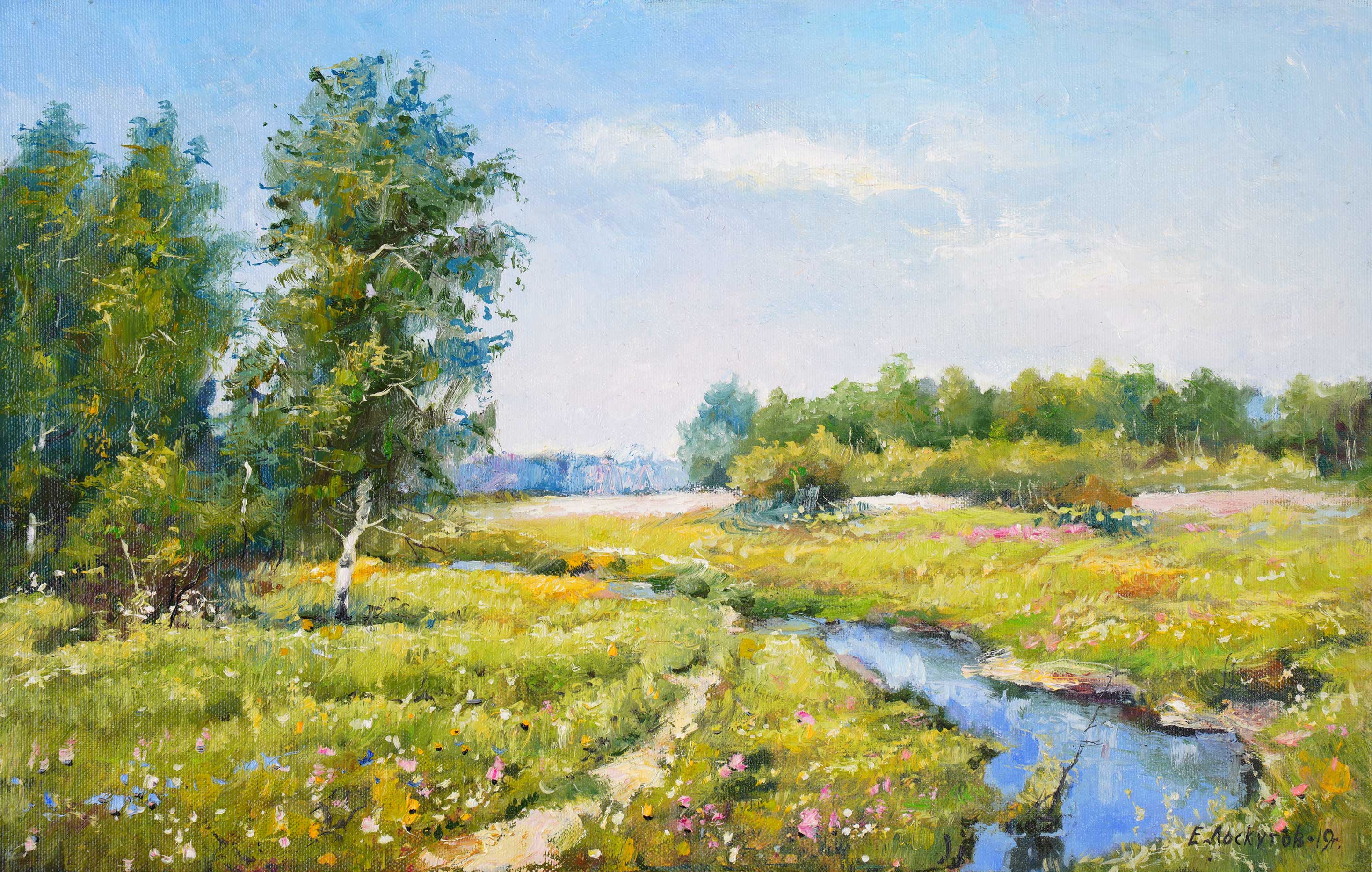 Smell the meadows - 1, Evgeny Loskutov, Buy the painting Oil