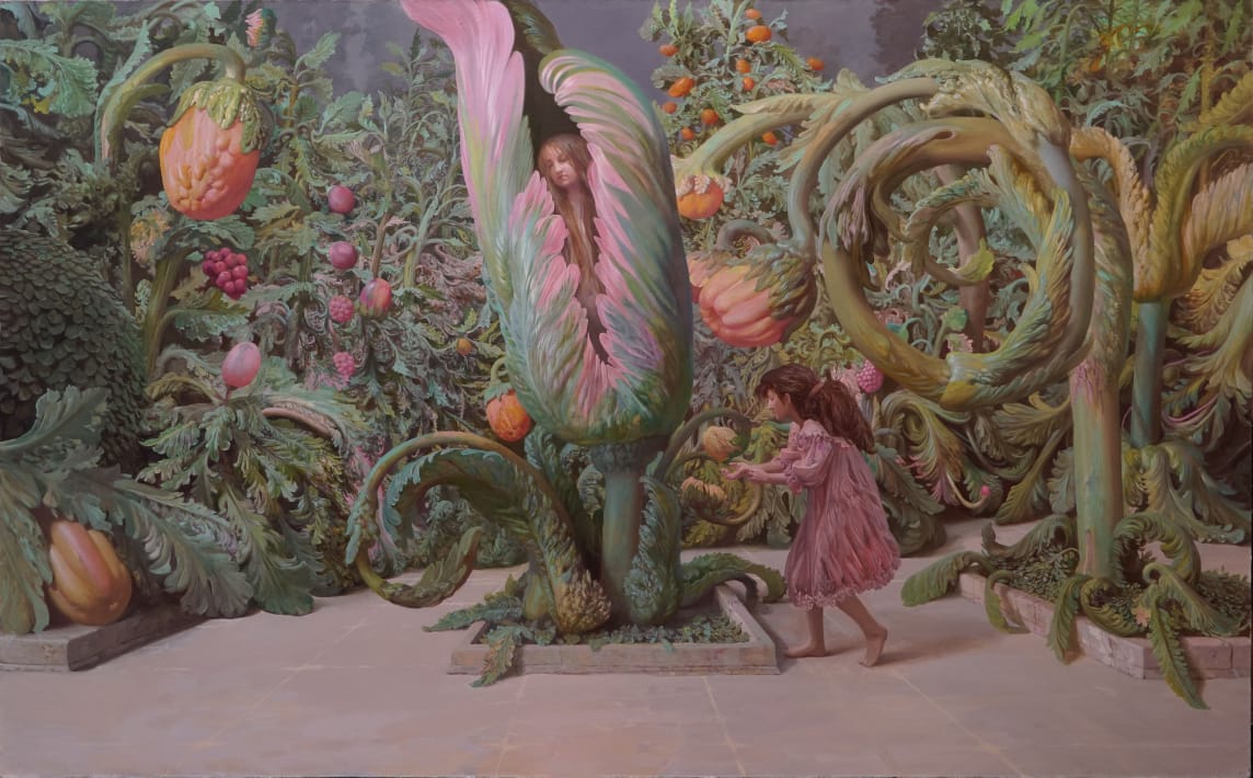  Garden of Big Flowers - 1, Alexander Saidov, Buy the painting Oil
