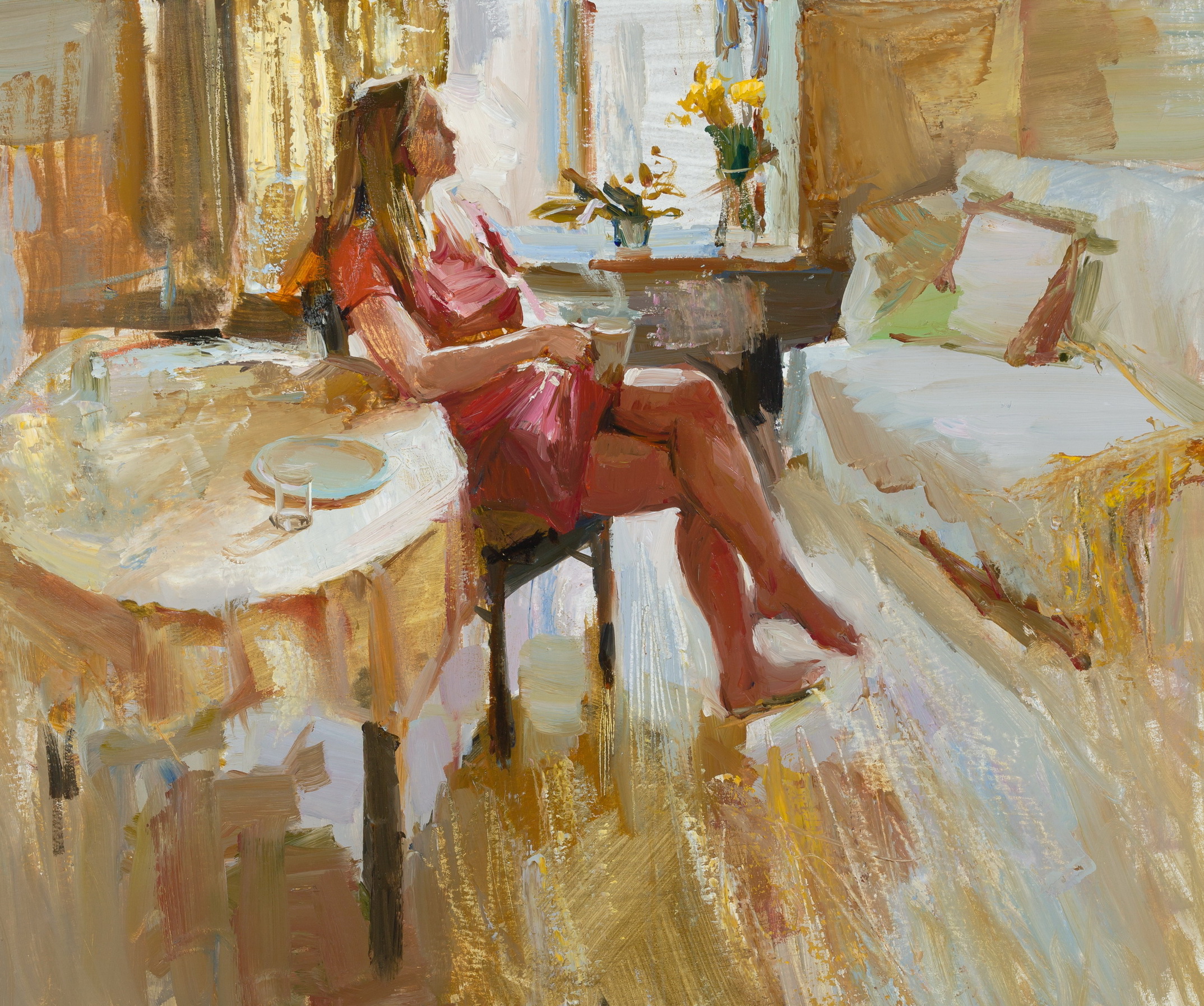 Morning Coffee - 1, Julia Kostsova, Buy the painting Oil