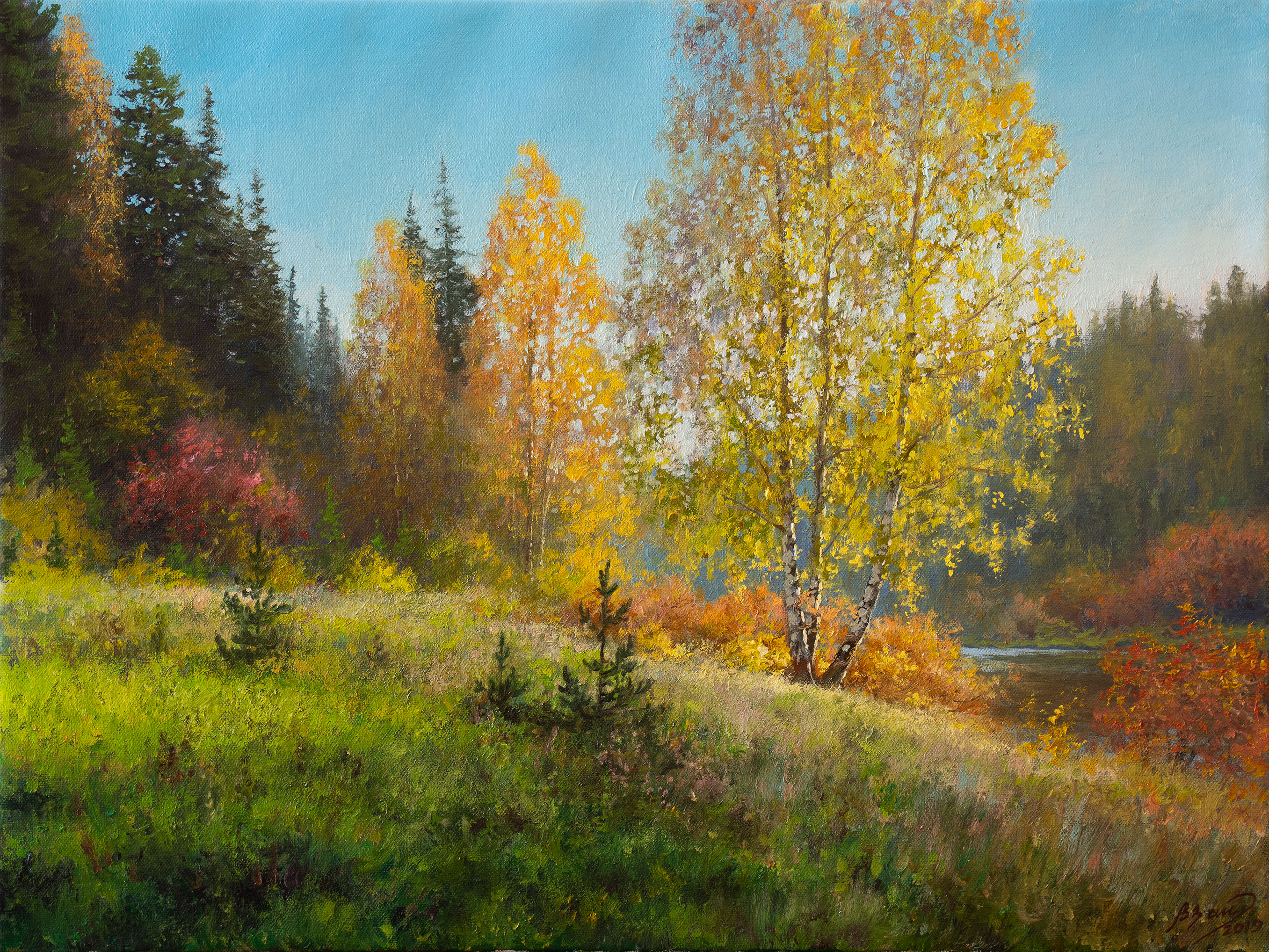 On the Hill - 1, Vadim Zainullin, Buy the painting Oil