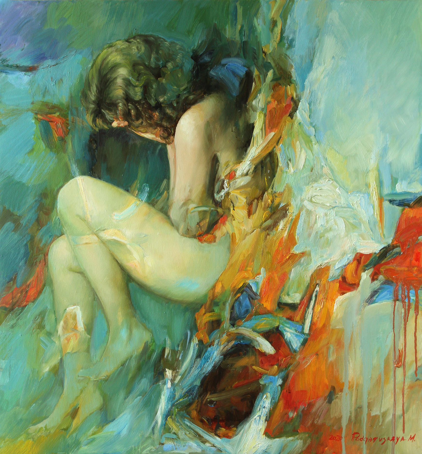 Nude #5 - 1, Marina Podgaevskaya, Buy the painting Oil