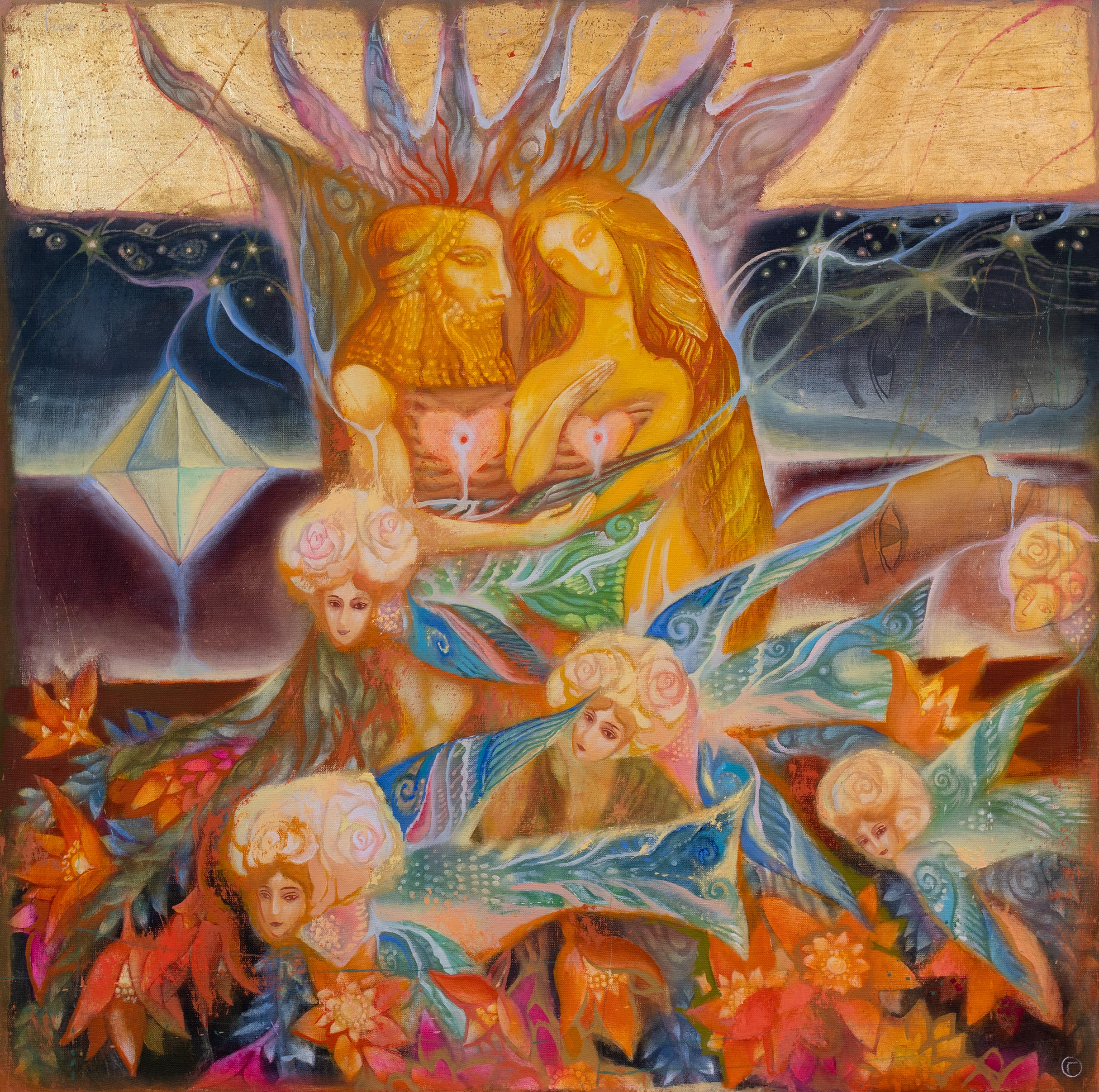 Axis of Earth - 1, Olga Gasparyan, Buy the painting Mixed media