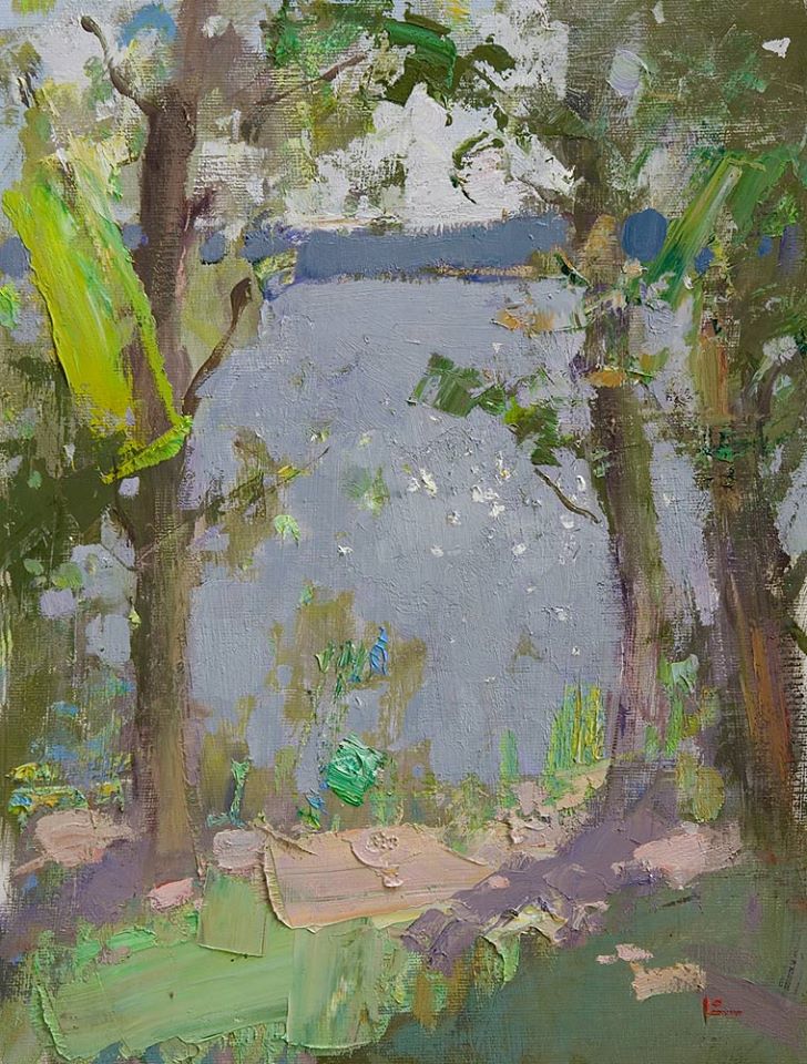Summer on Kish lake, Vyacheslav Korolenkov, Buy the painting Oil