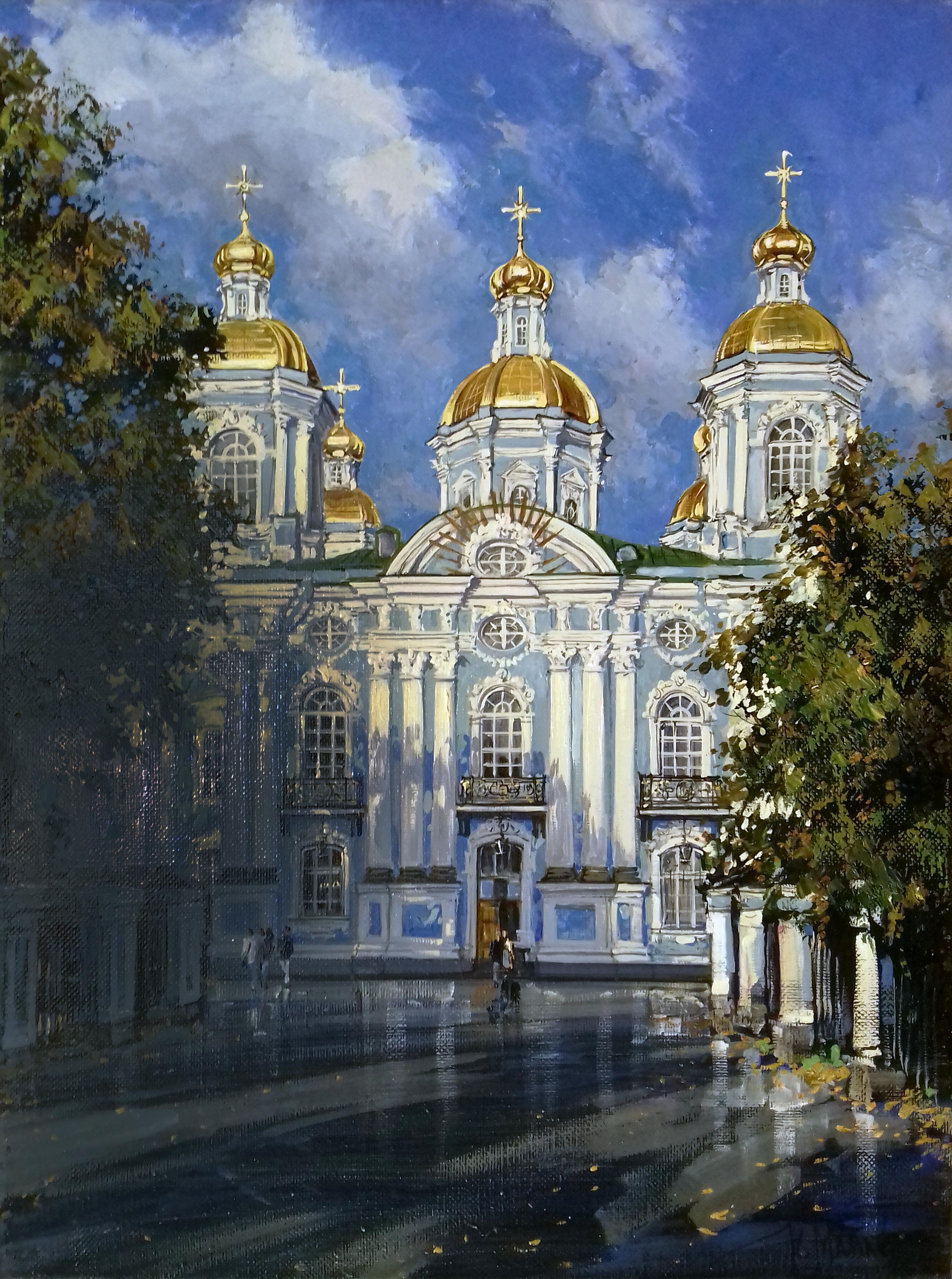 St. Nicholas Naval Cathedral, Kirill Malkov, Buy the painting Oil