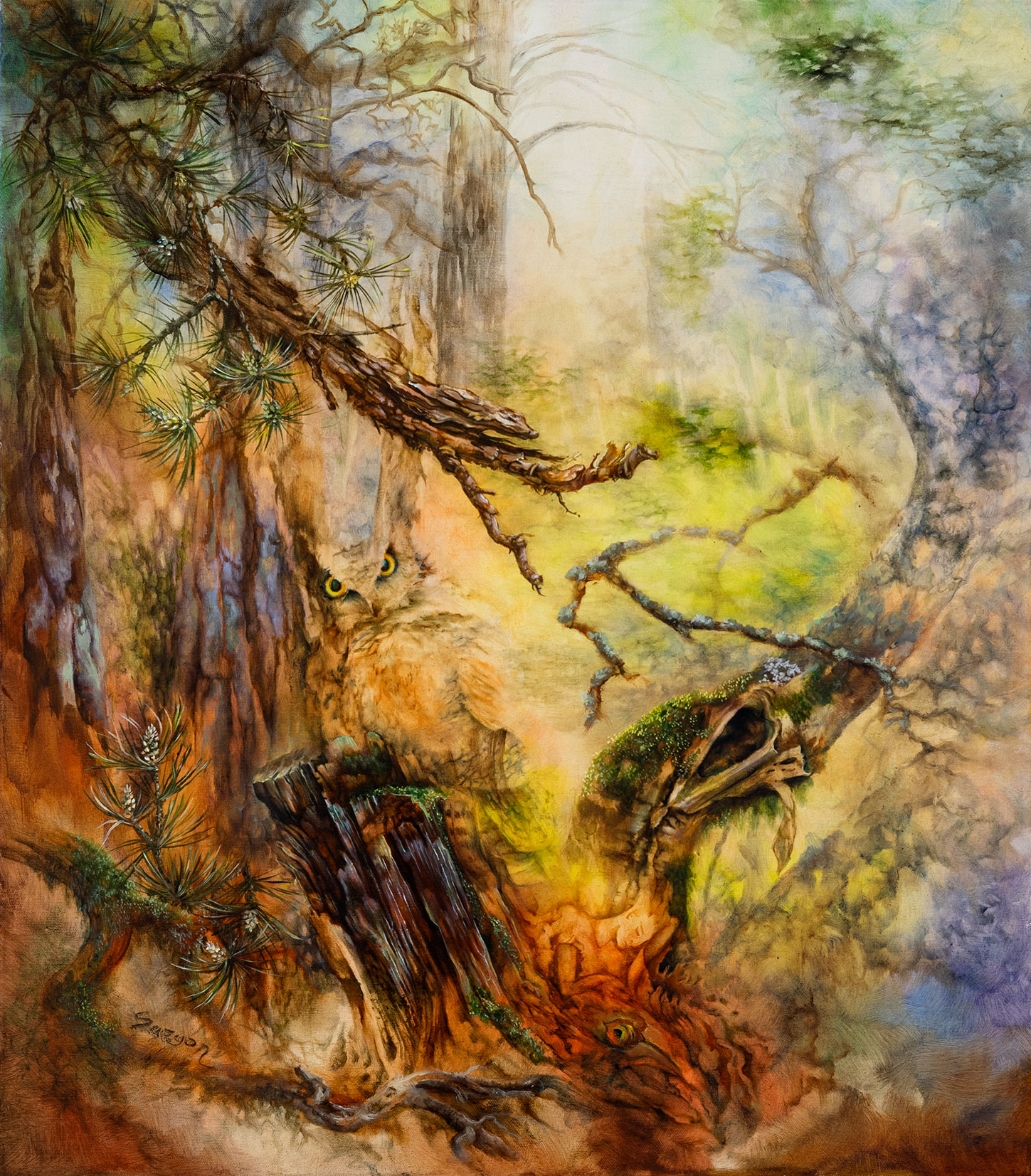 Rowan Dryad - 1, , Buy the painting Oil