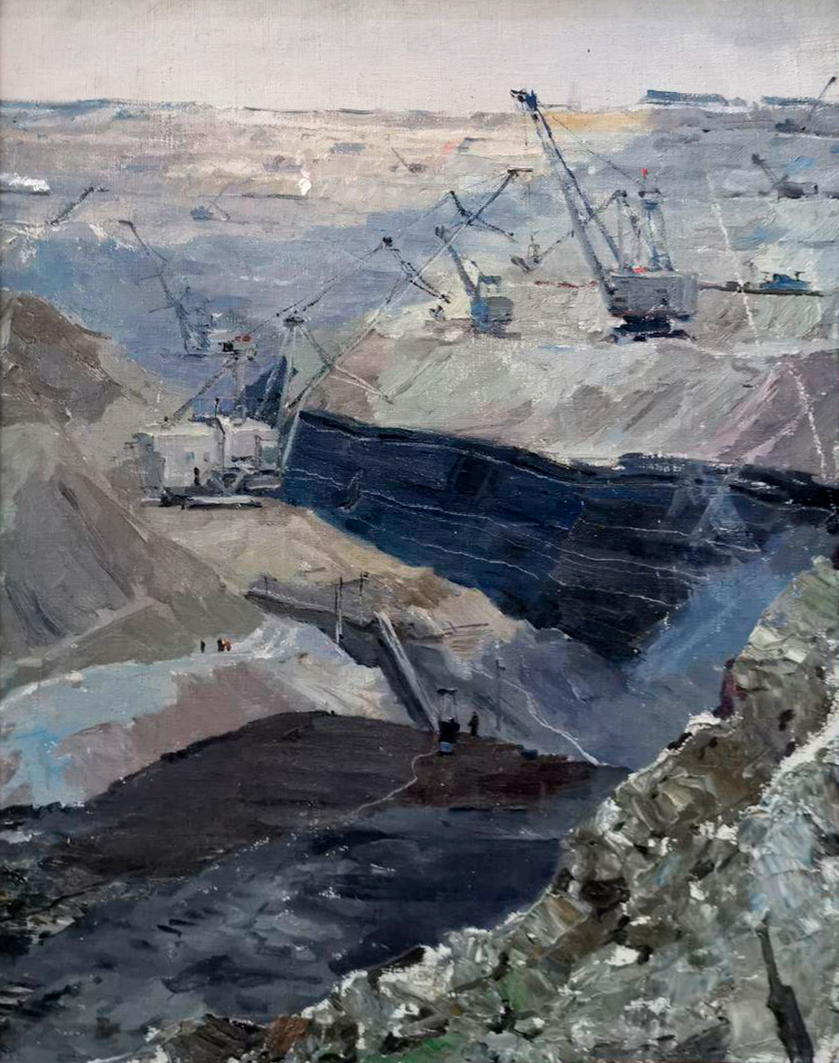 Coal mine - 1, Alexander Burak, Buy the painting Oil