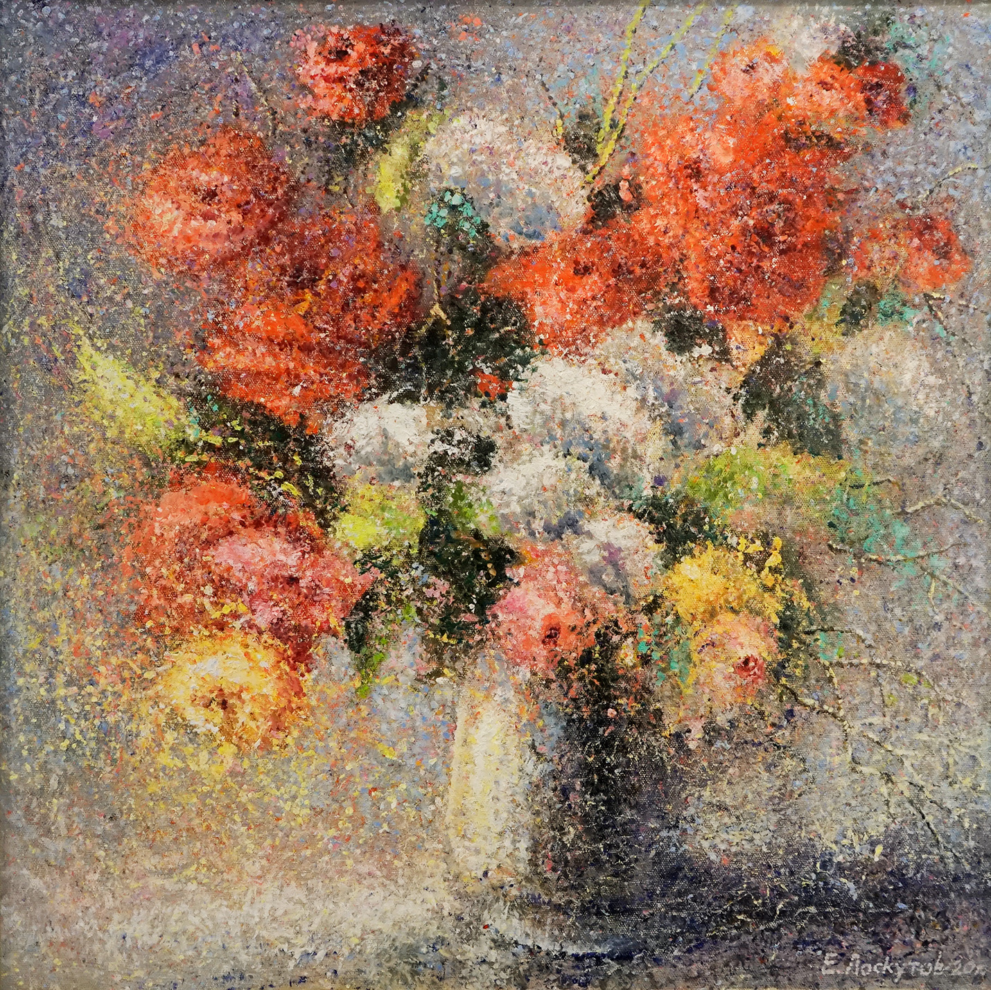 Flowers in a Vase - 1, Evgeny Loskutov, Buy the painting Oil