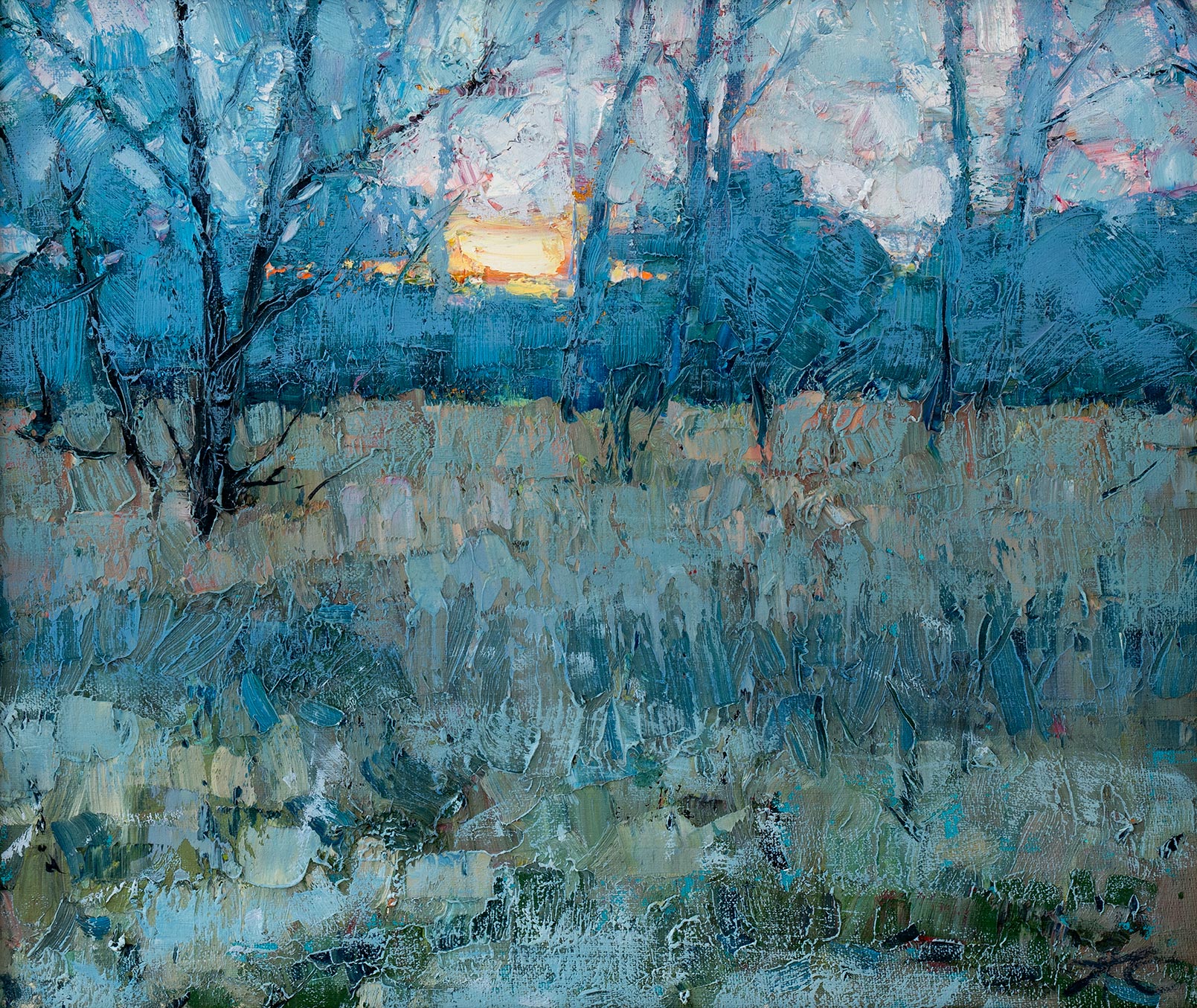 Grey Sunrise - 1, Sergei Prokhorov, Buy the painting Oil