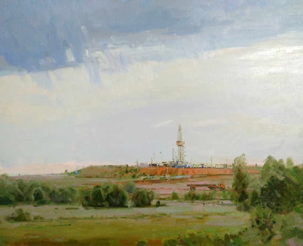 After Rain, Nikolay Petrov, Buy the painting Oil