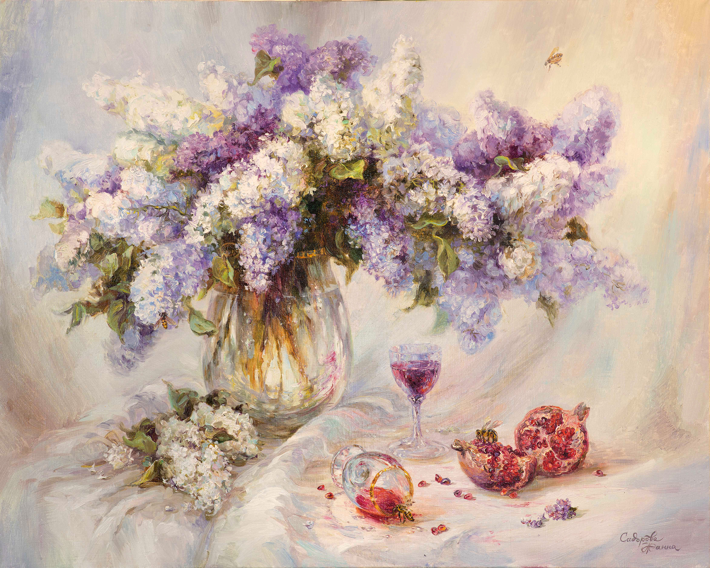 Lilac Fog - 1, Zhanna Sidorova, Buy the painting Oil