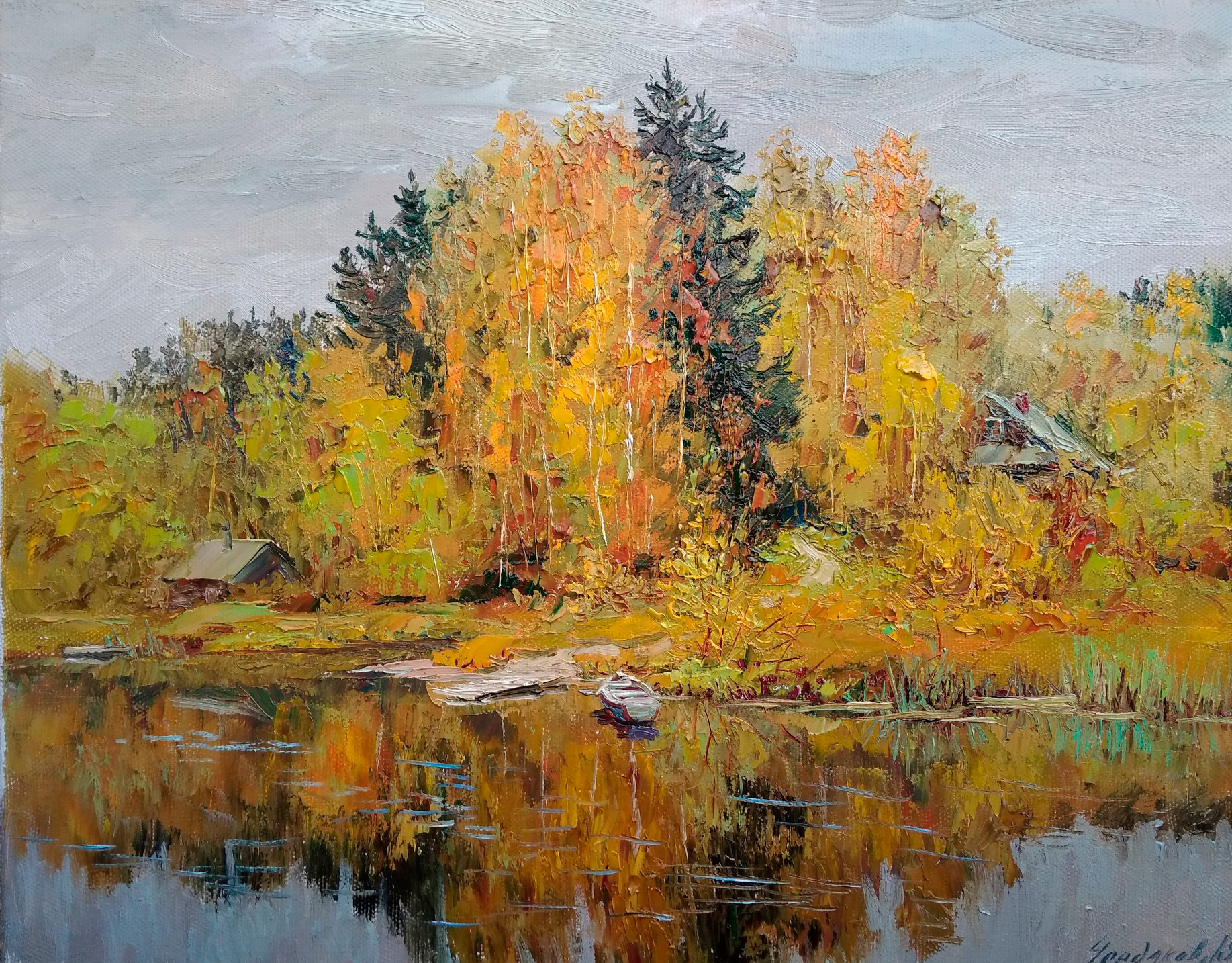 Autumn - 1, Vyacheslav Cherdakov, Buy the painting Oil