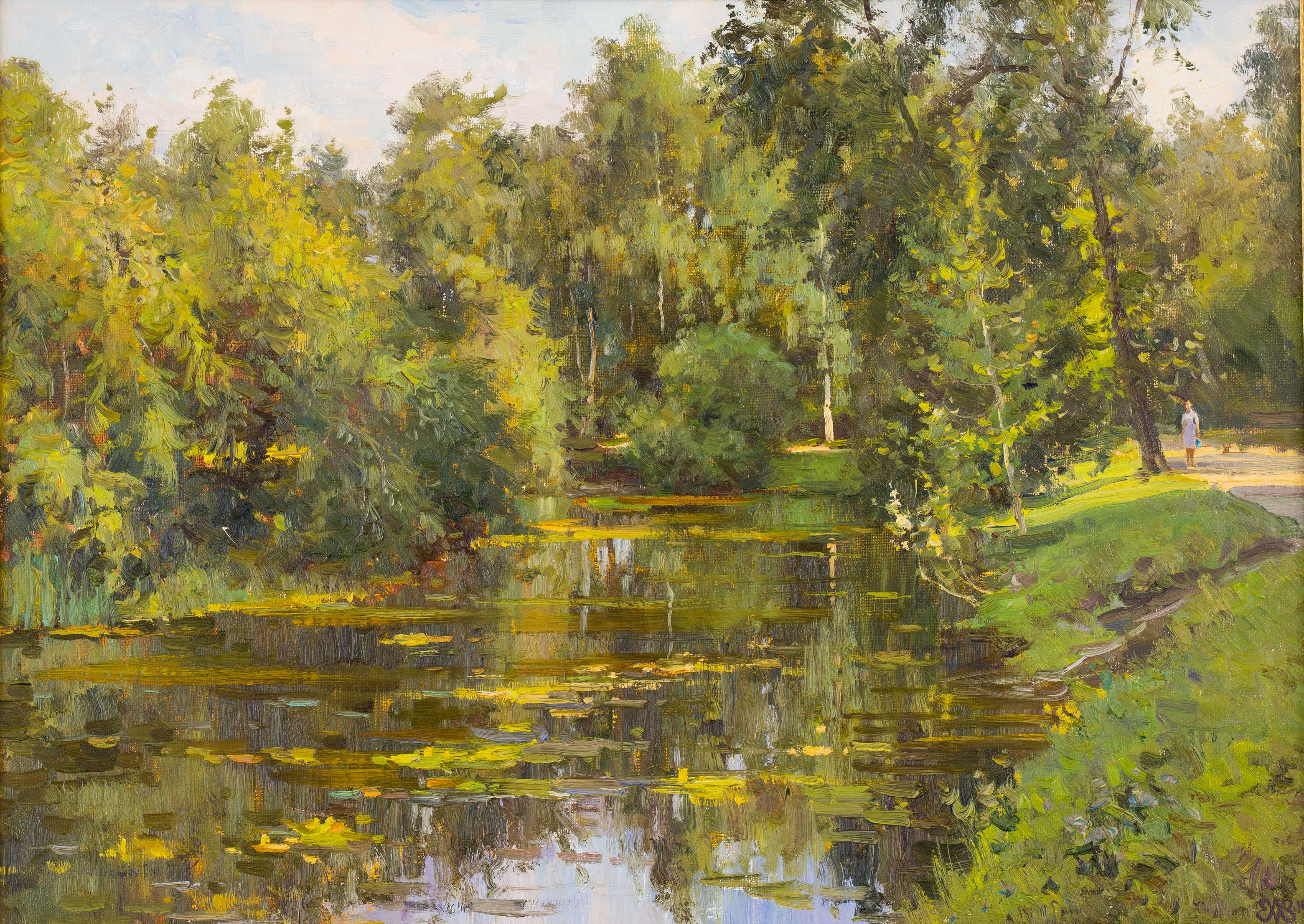 In Kharitonovsky Park - 1, Alexey Efremov, Buy the painting Oil