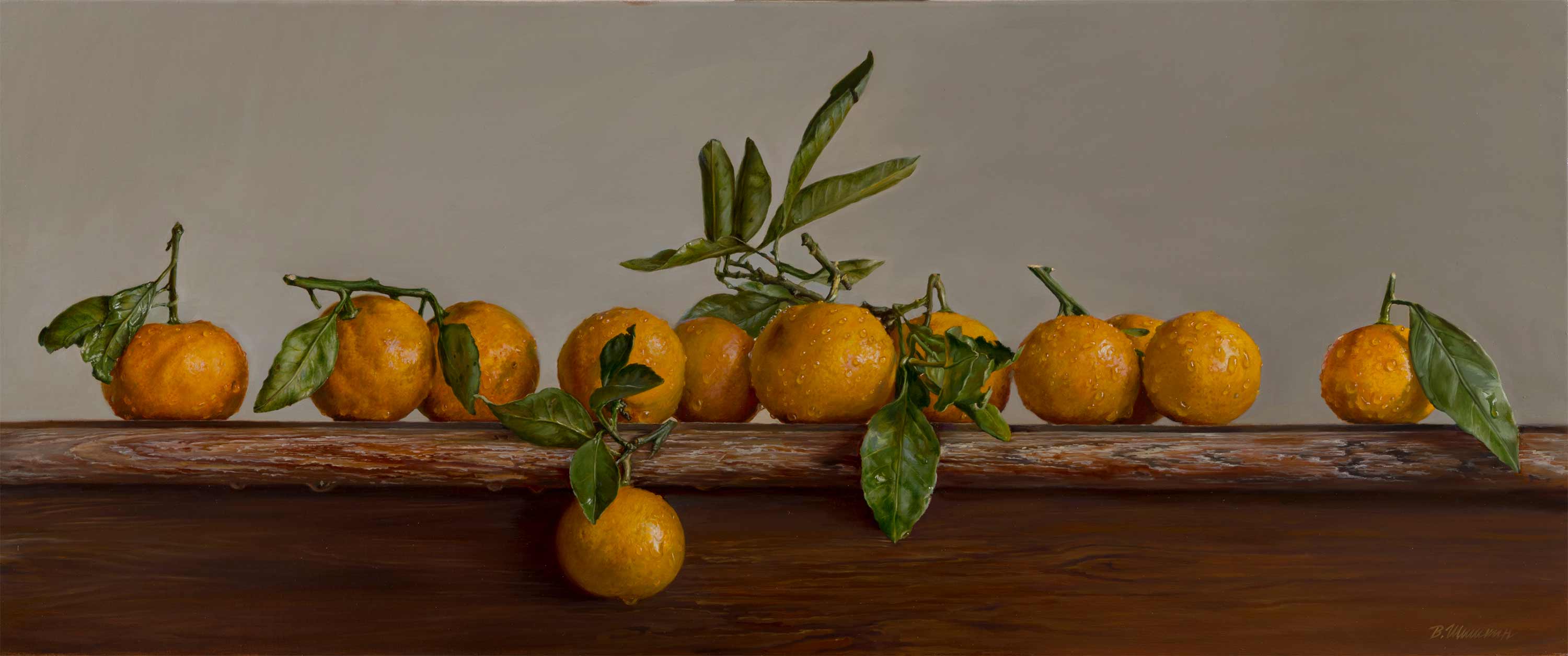 Mandarins, Valery Shishkin, Buy the painting Oil