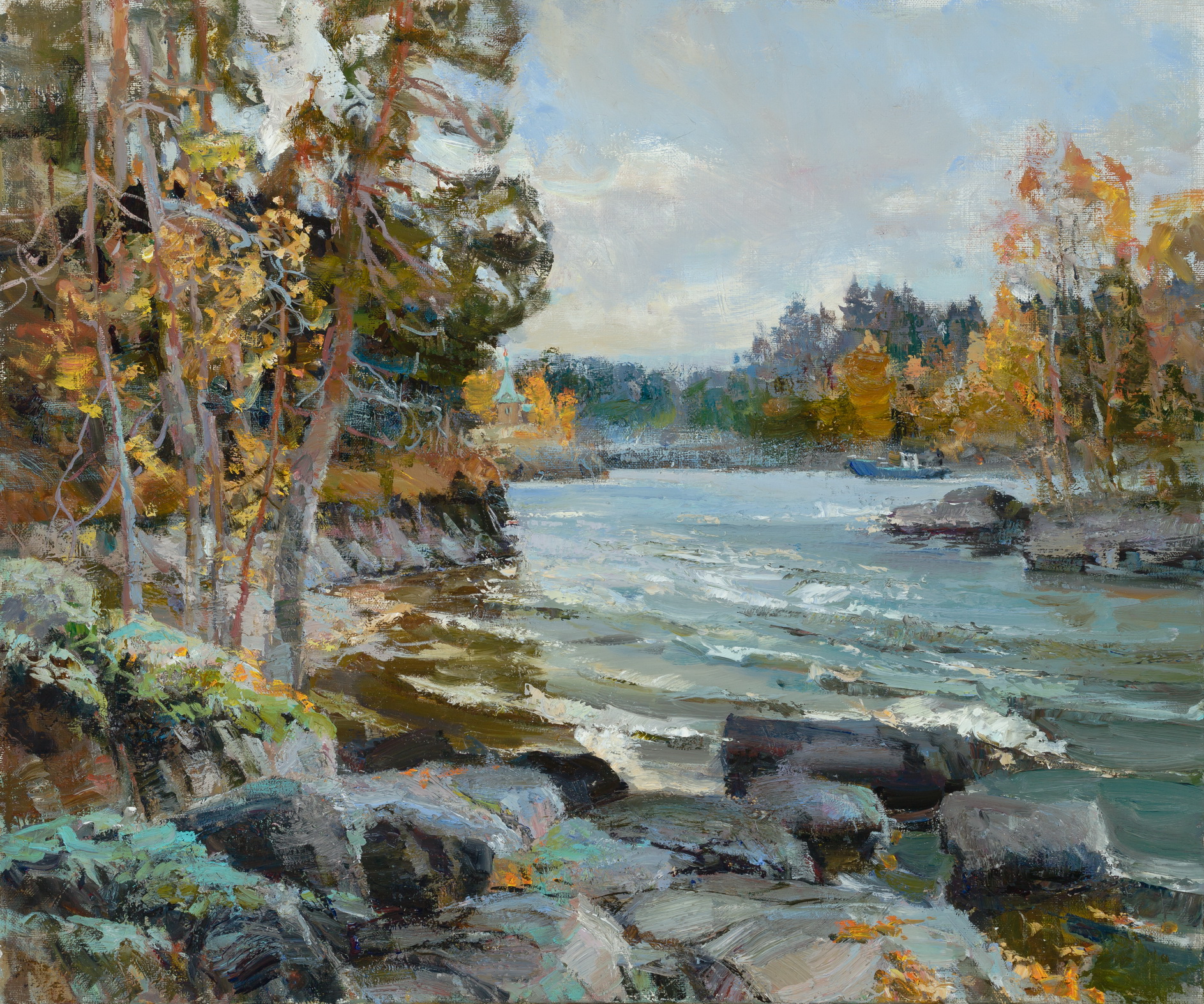Autumn on Valaam - 1, Julia Kostsova, Buy the painting Oil