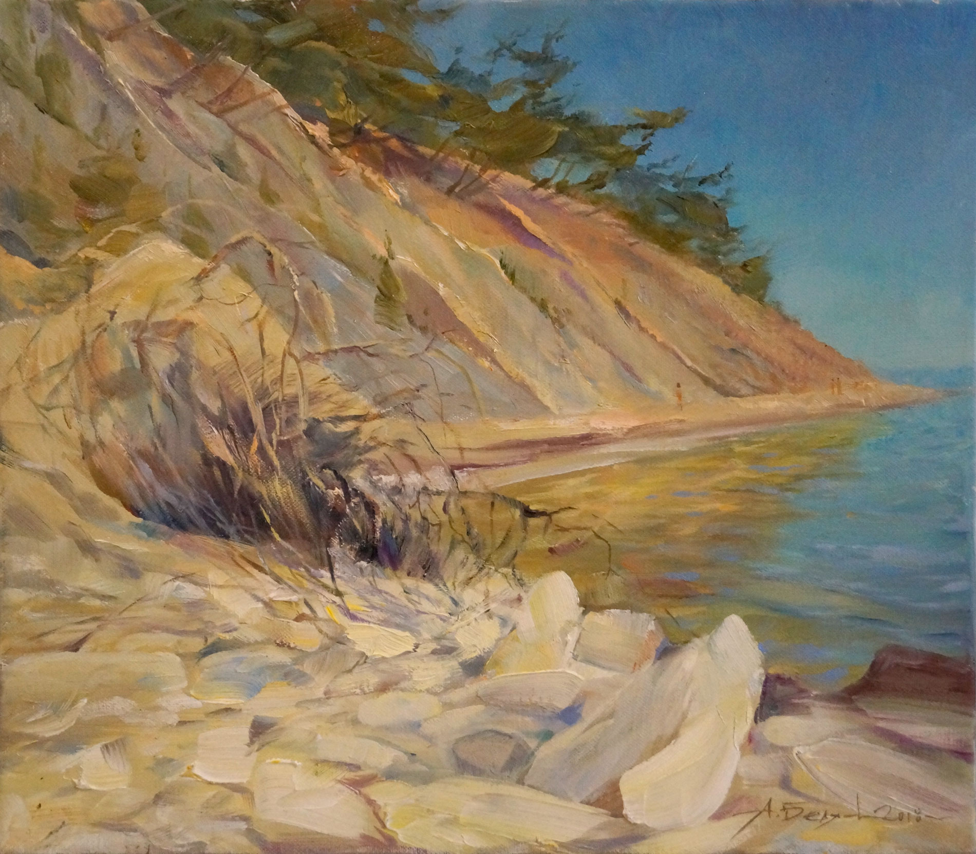 Bay By the "Blue Abyss", Alexander Belyaev, Buy the painting Oil