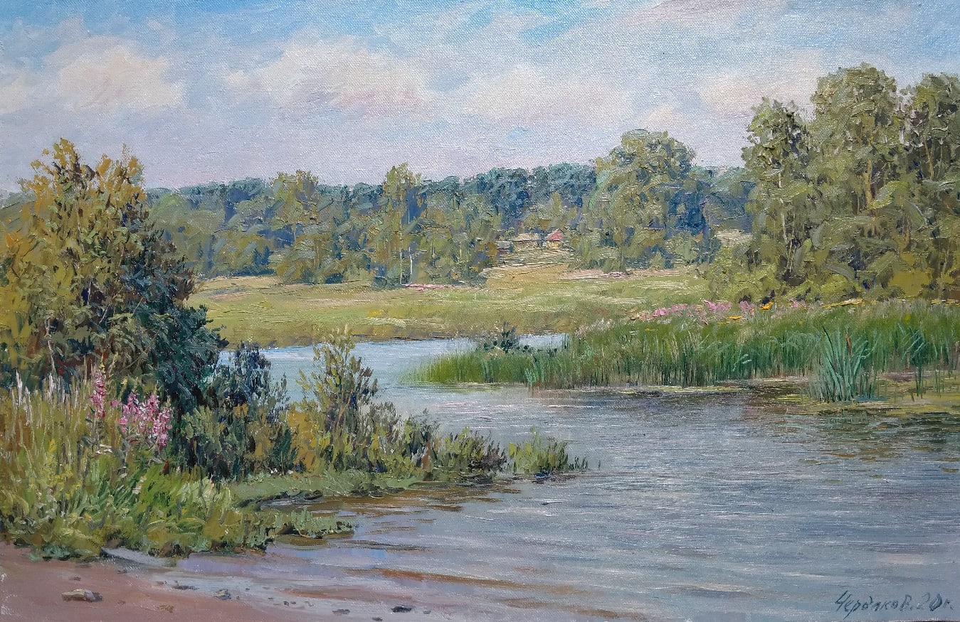 Meadows - 1, Vyacheslav Cherdakov, Buy the painting Oil