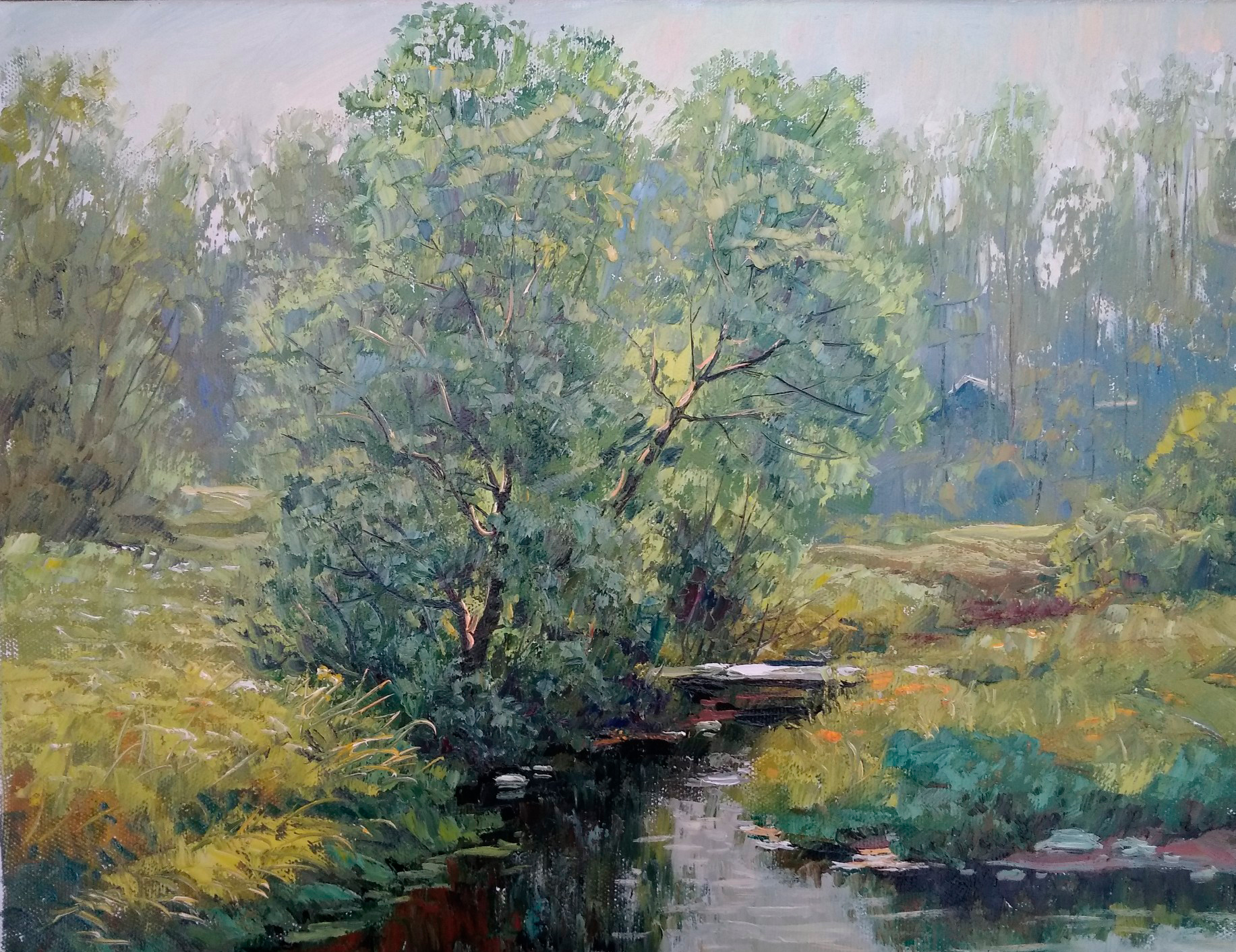 Bridge, Vyacheslav Cherdakov, Buy the painting Oil