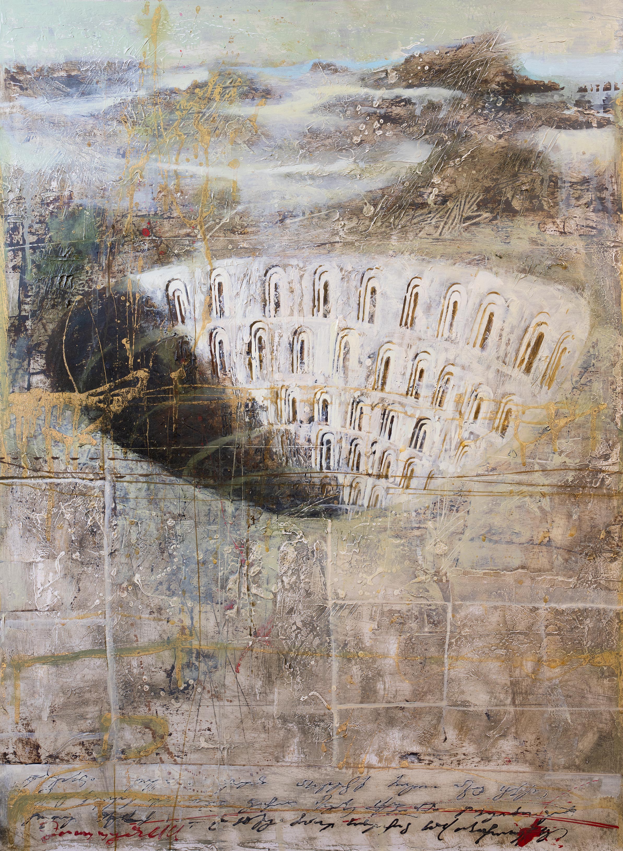 The Lost City, Armen Gasparyan, Buy the painting Mixed media