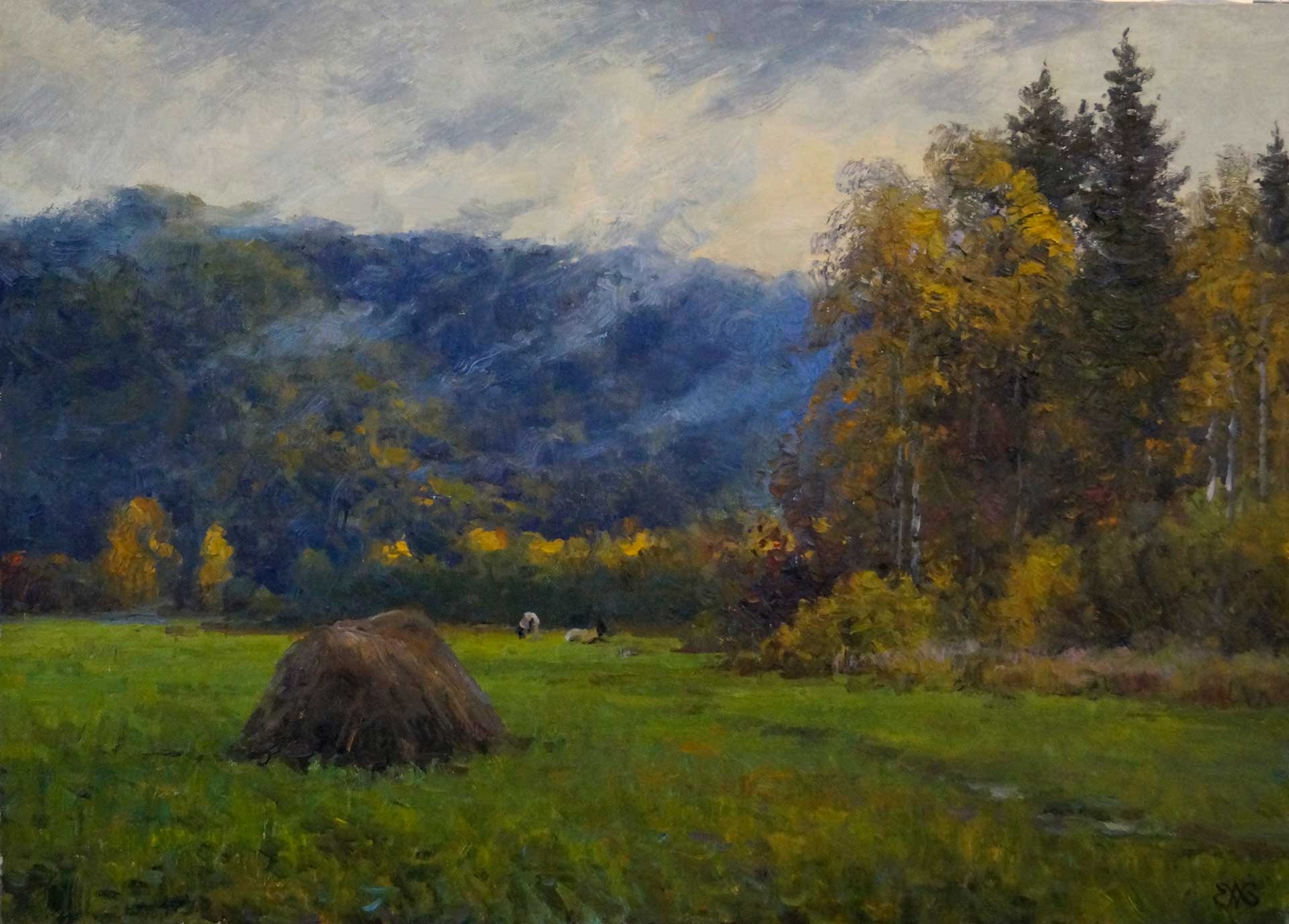 Autumn Stack. Nizhne-Serginskiy Region - 1, Alexey Efremov, Buy the painting Oil