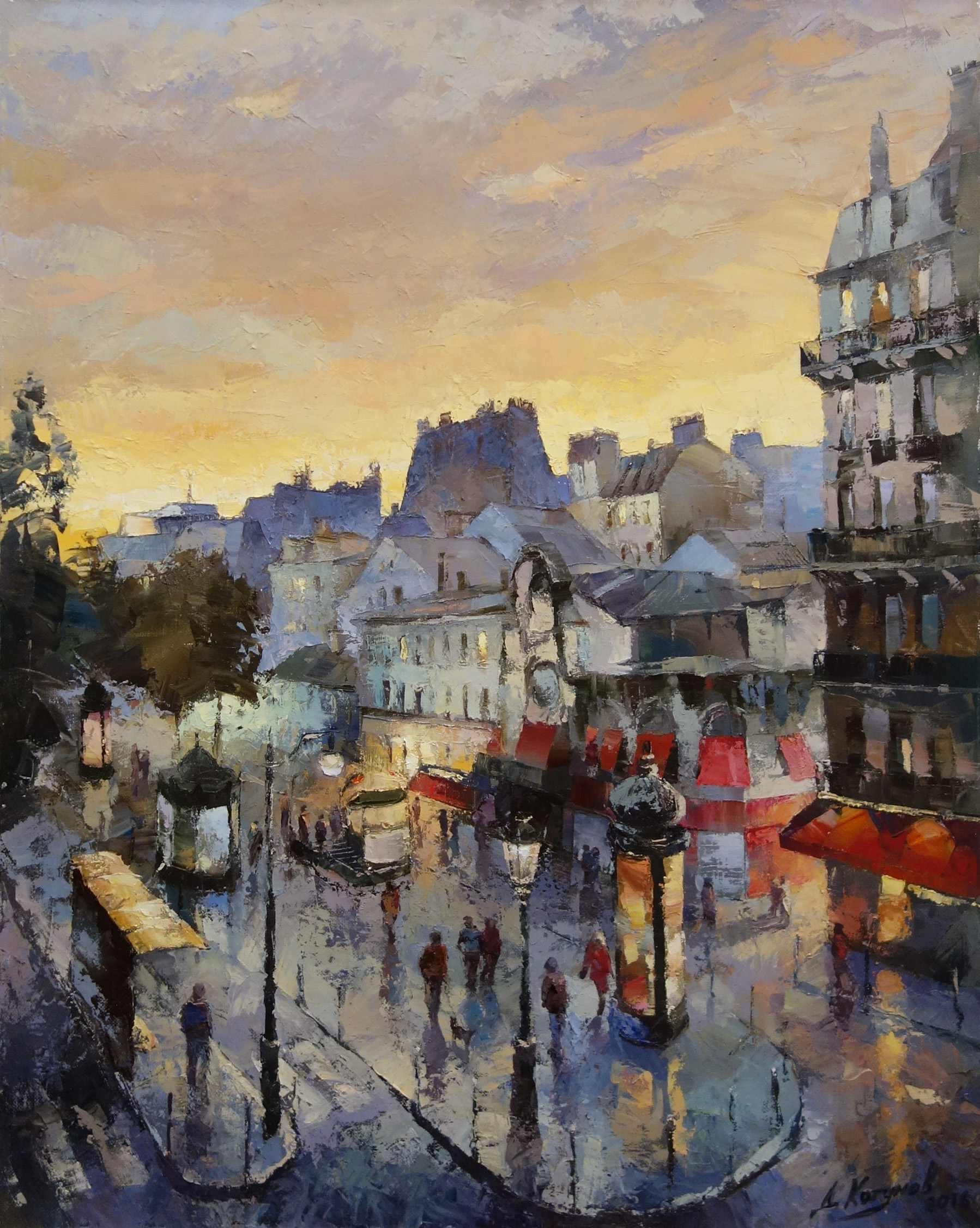 Montmartre  - 1, Dmitry Kotunov, Buy the painting Oil