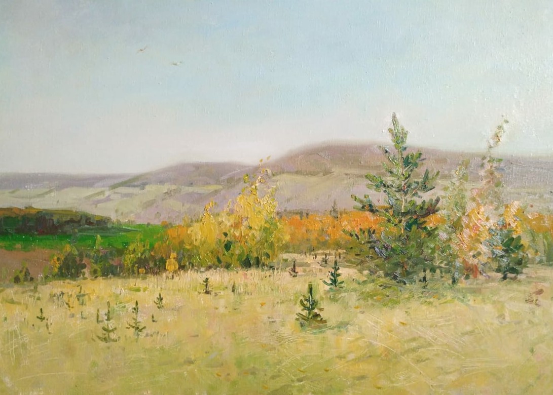 The Beginning Of the Autumn, Nikolay Petrov, Buy the painting Oil