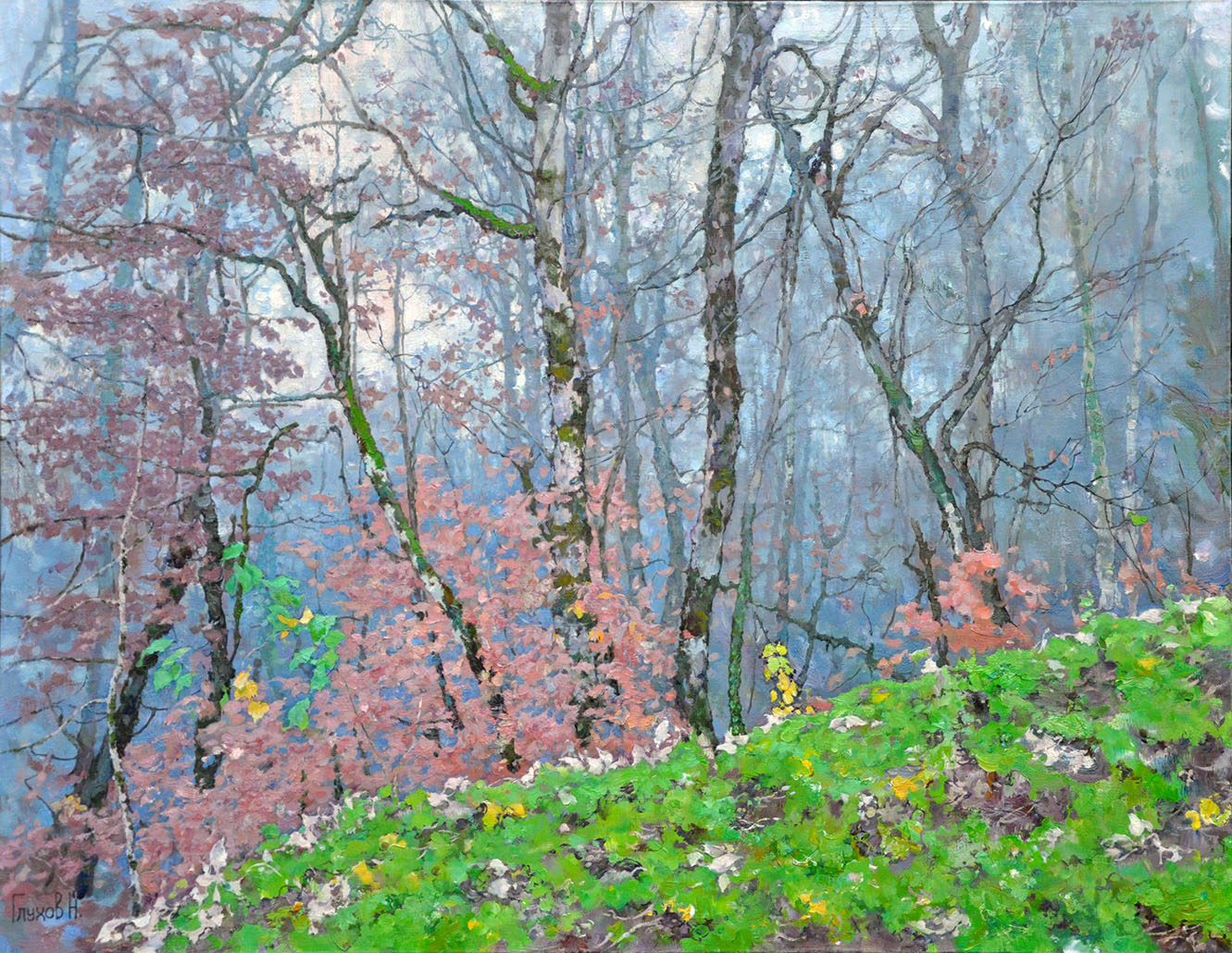 Autumn in the Mountains - 1, Nikolay Glukhov, Buy the painting Oil
