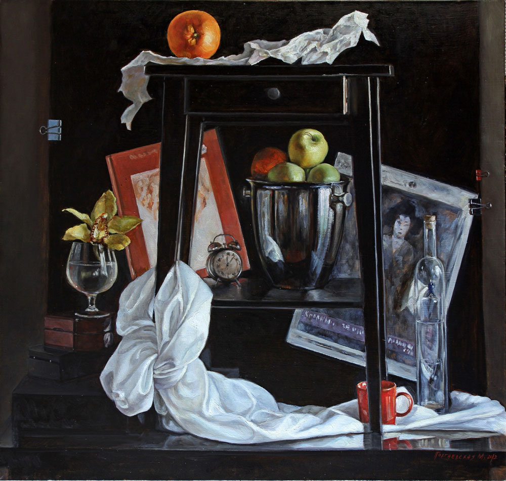 Still Life With Stool - 1, Marina Podgaevskaya, Buy the painting Oil