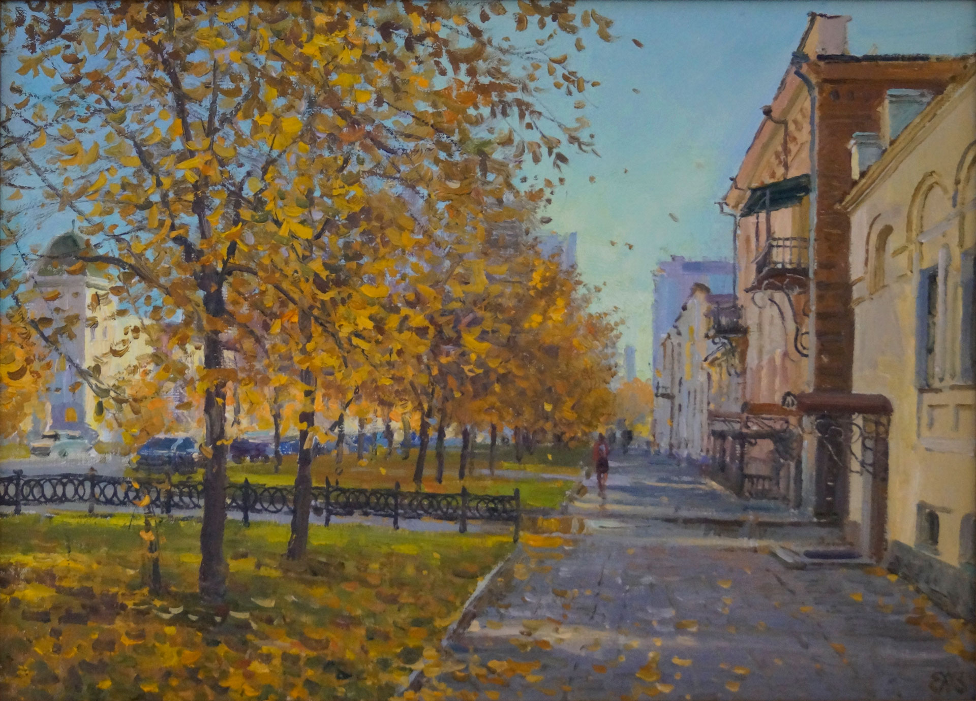 Autumn in Old City - 1, Alexey Efremov, Buy the painting Oil