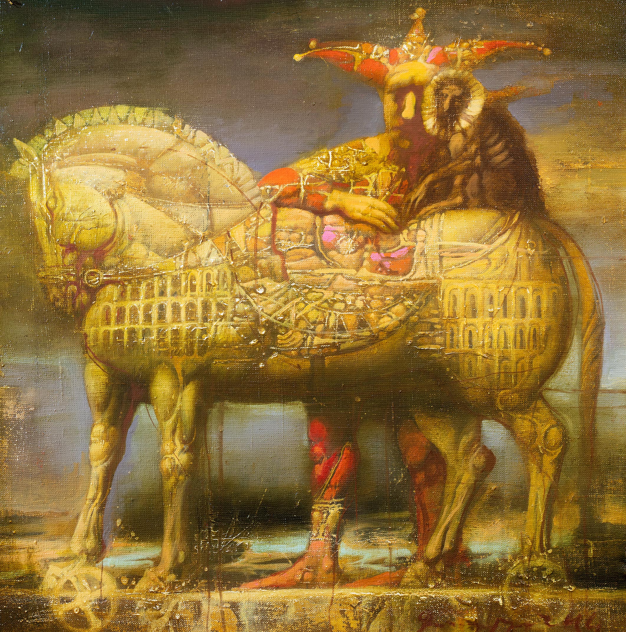 Trojan Horse - 1, Armen Gasparyan, Buy the painting Oil