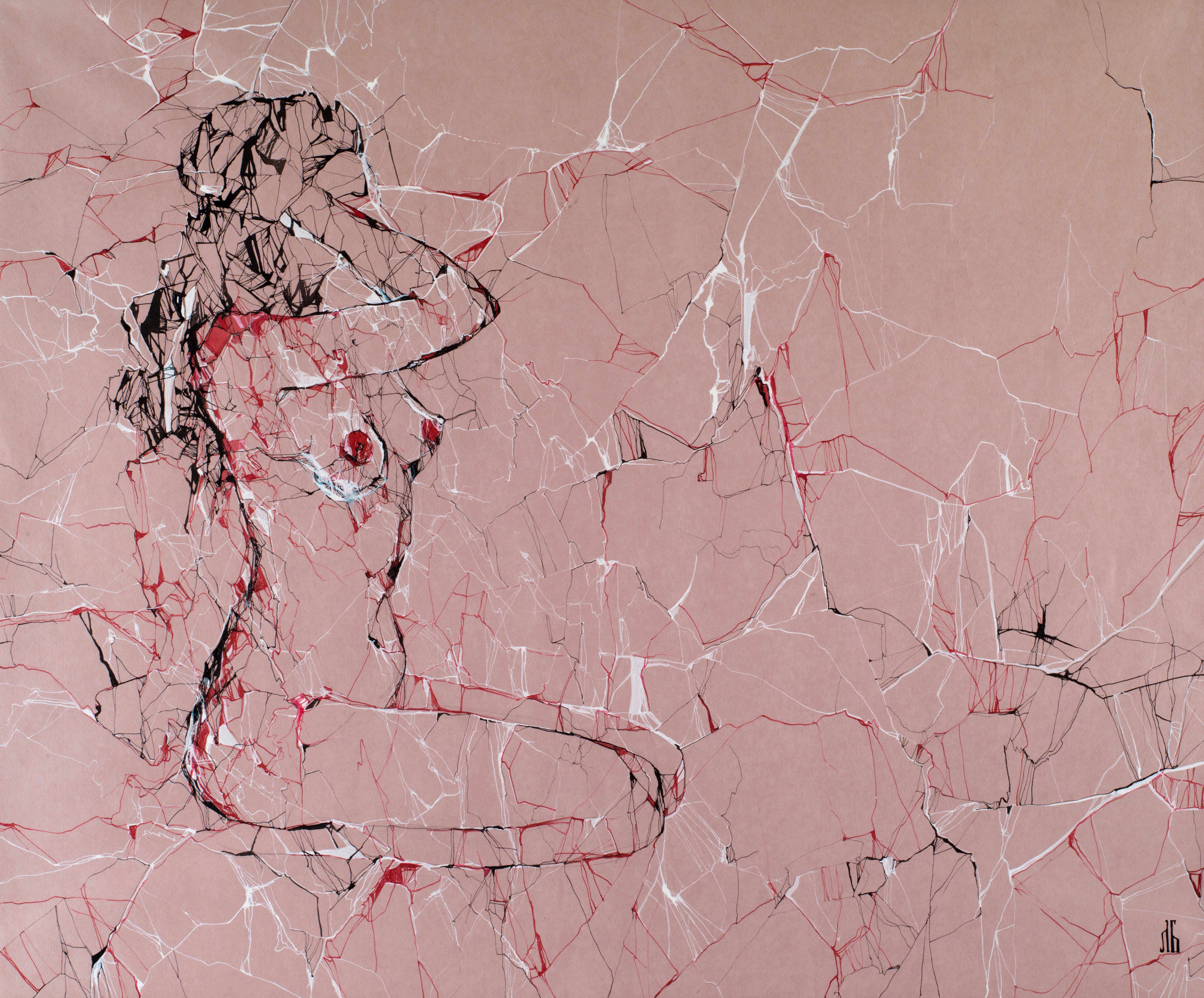 From the series "Marble". Pink, Elizabeth Borodinova, Buy the painting Author's technique