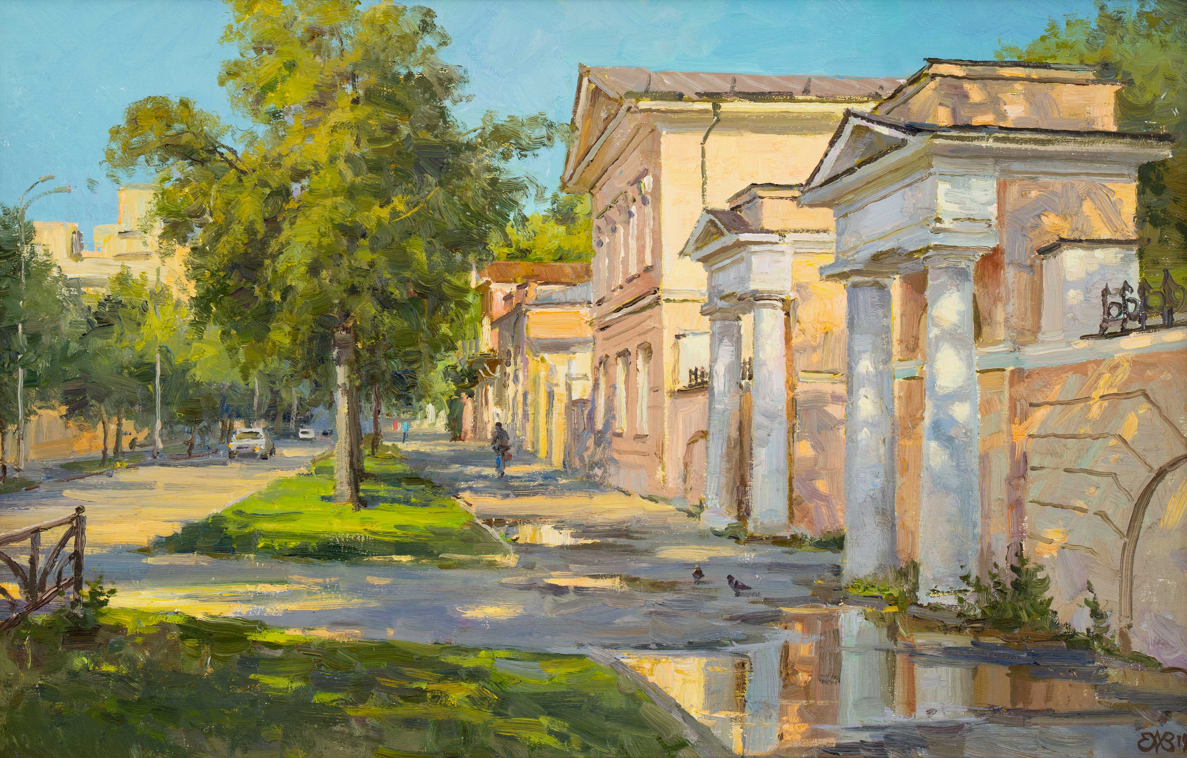 Sunbeams on Dekabristov Street - 1, Alexey Efremov, Buy the painting Oil