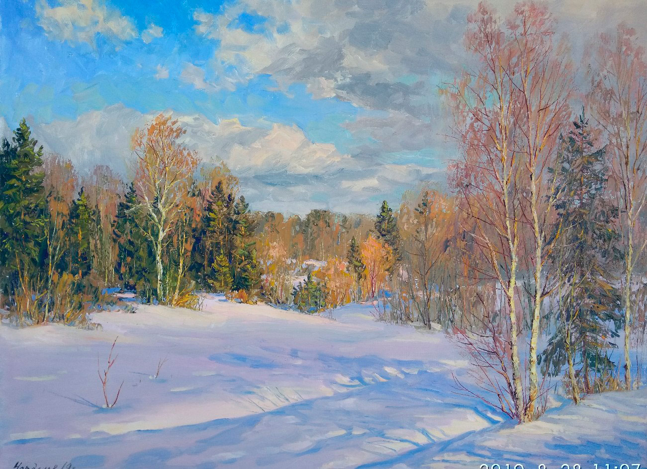 March Shadows, Vyacheslav Cherdakov, Buy the painting Oil