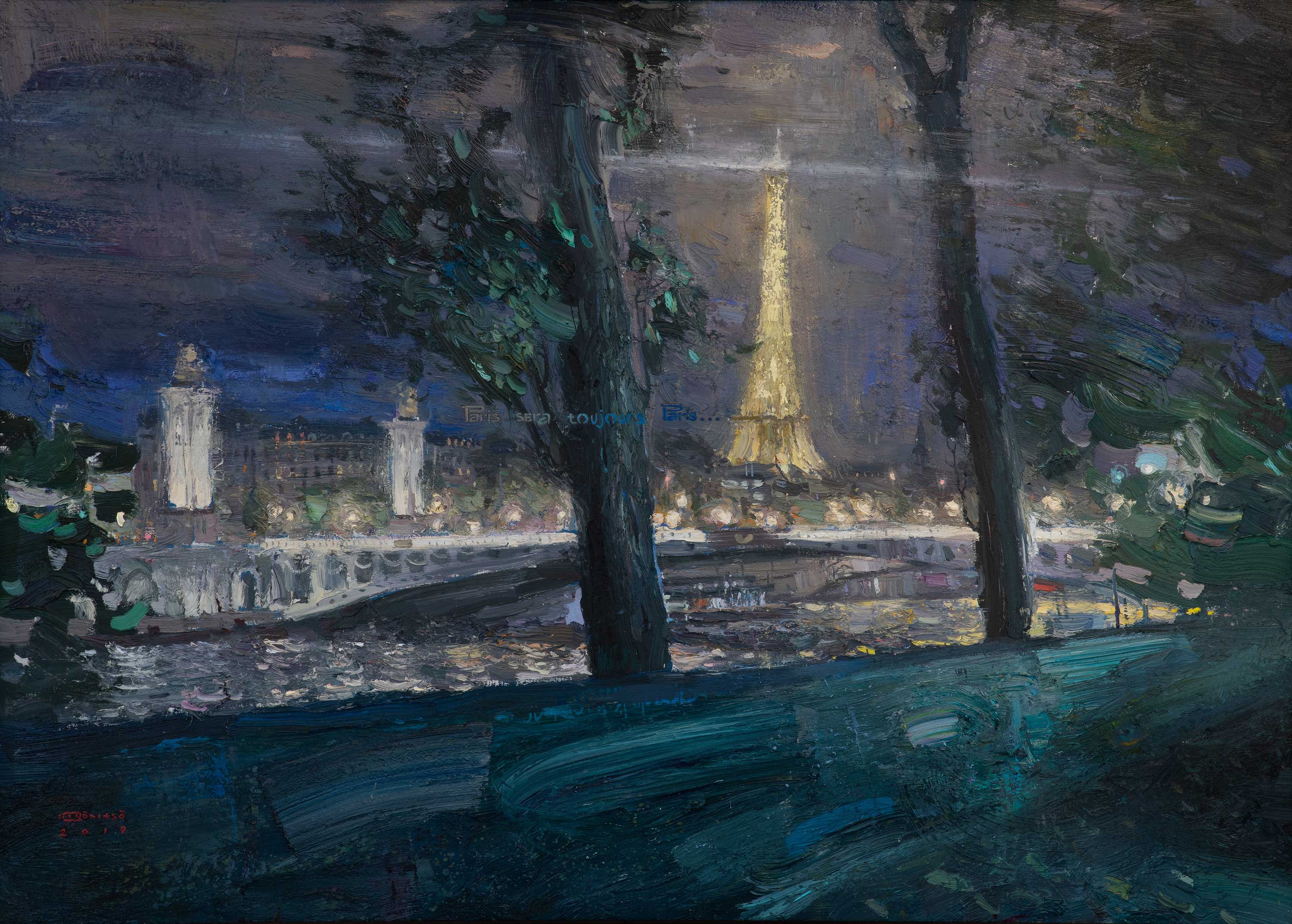 Paris sera toujours Paris - 1, Sergey Kiyanitsa, Buy the painting Oil