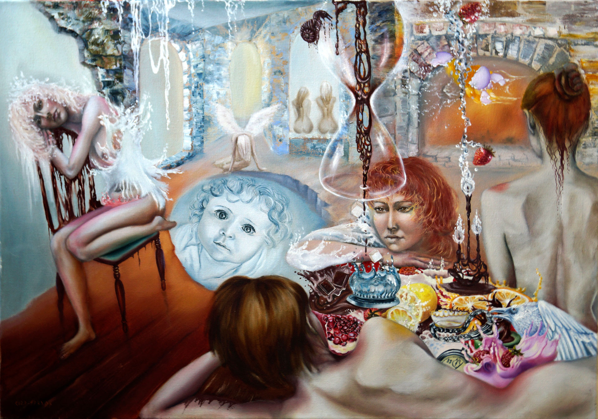 Chocolate time - 1, , Buy the painting Oil