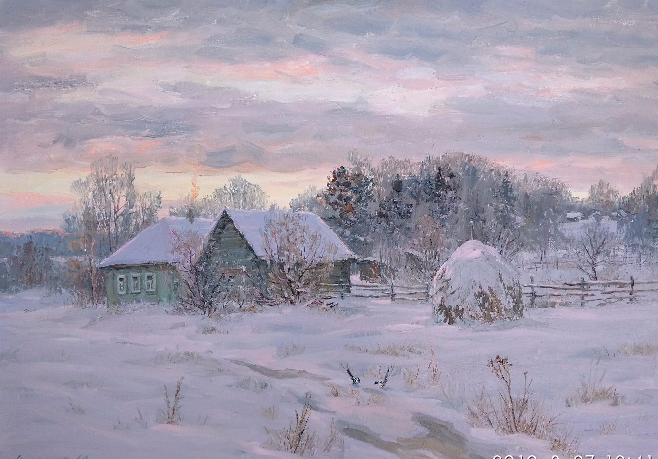 The Beginning of the Winter - 1, Vyacheslav Cherdakov, Buy the painting Oil