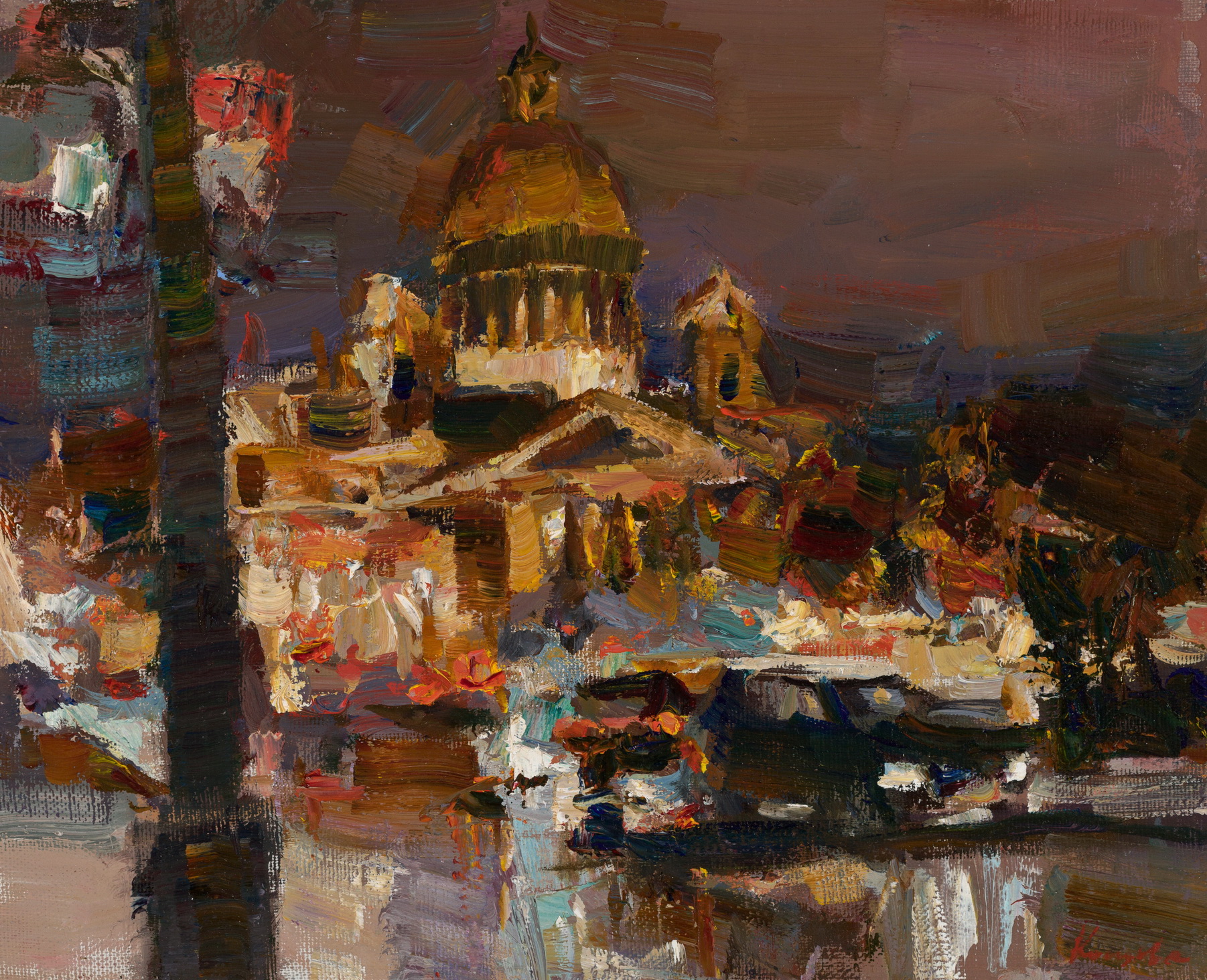 City Lights - 1, Julia Kostsova, Buy the painting Oil