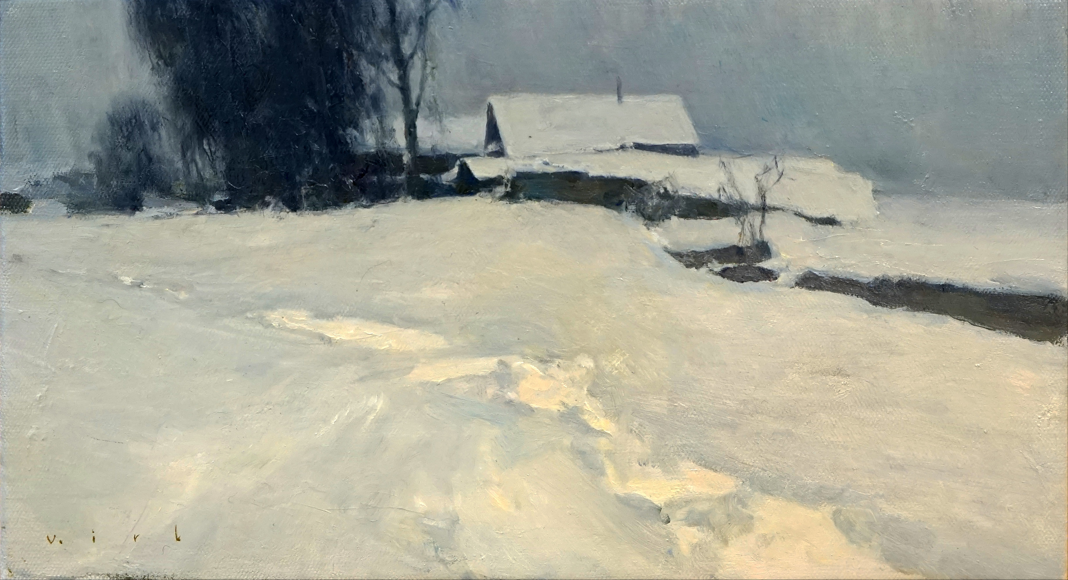 Winter - 1, Vladimir Kirillov, Buy the painting Oil