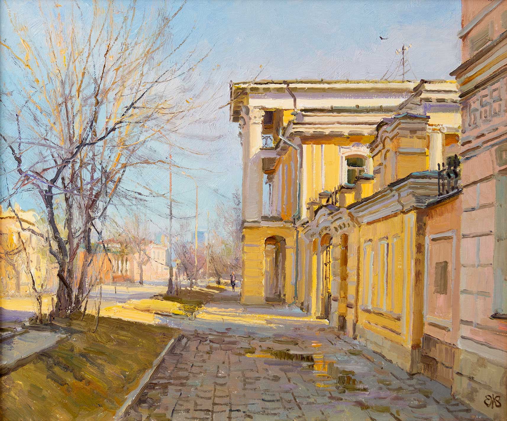 Spring on Bishop Street - 1, Alexey Efremov, Buy the painting Oil