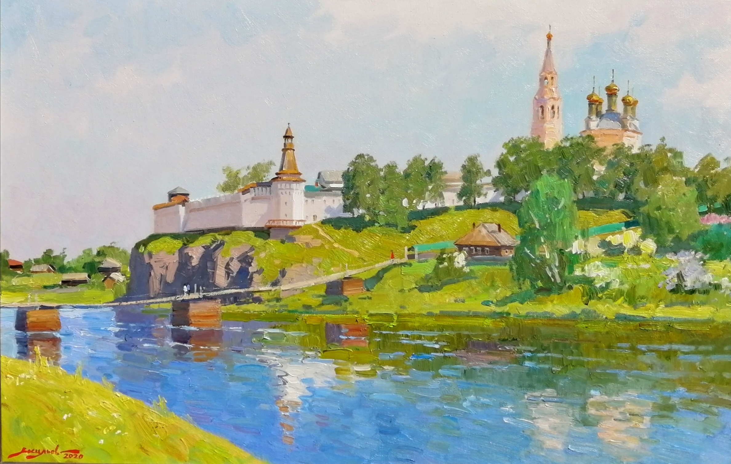 A hot afternoon. Verkhoturye - 1, Dmitry Vasiliev, Buy the painting Oil