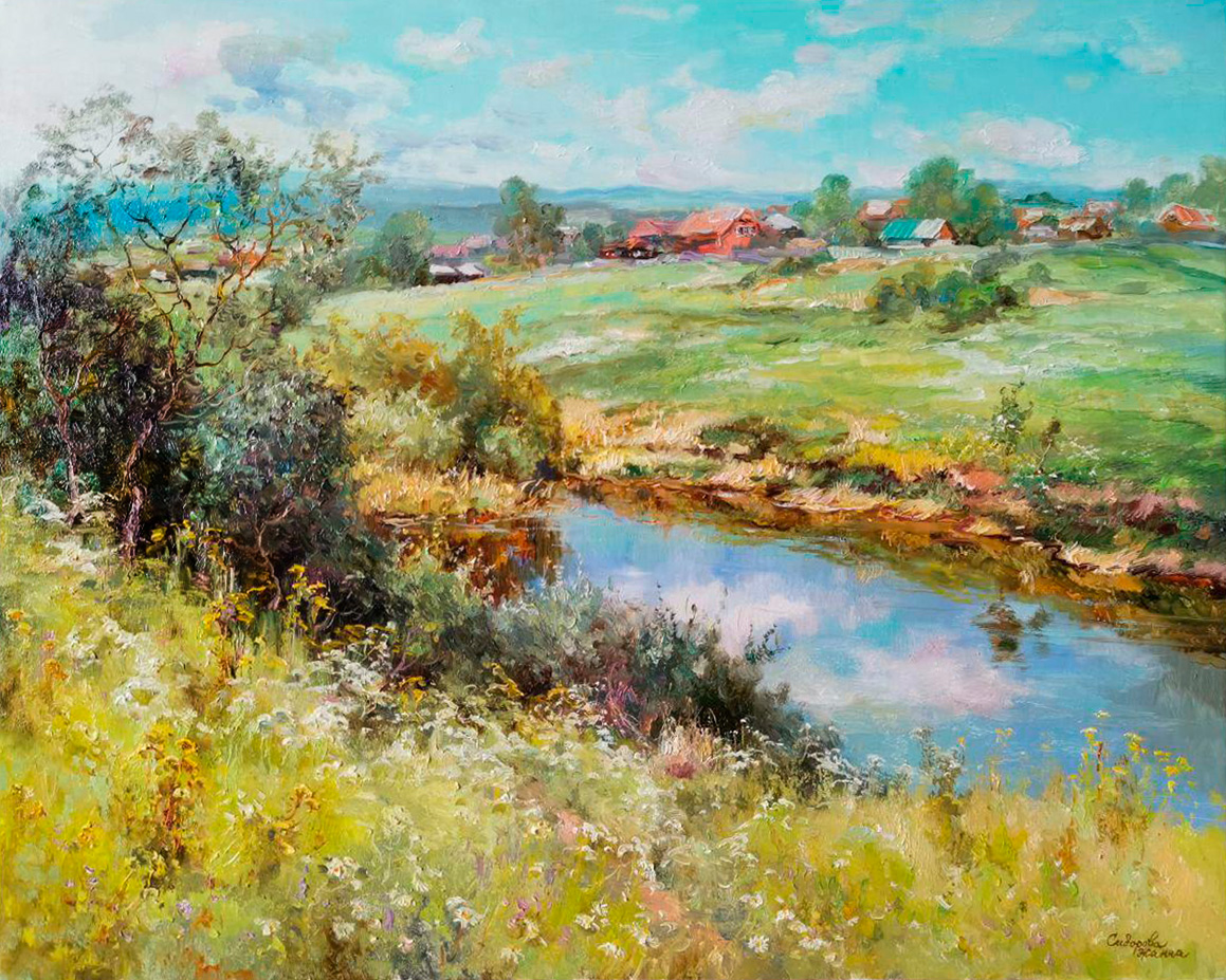 Flowering summer - 1, Zhanna Sidorova, Buy the painting Oil