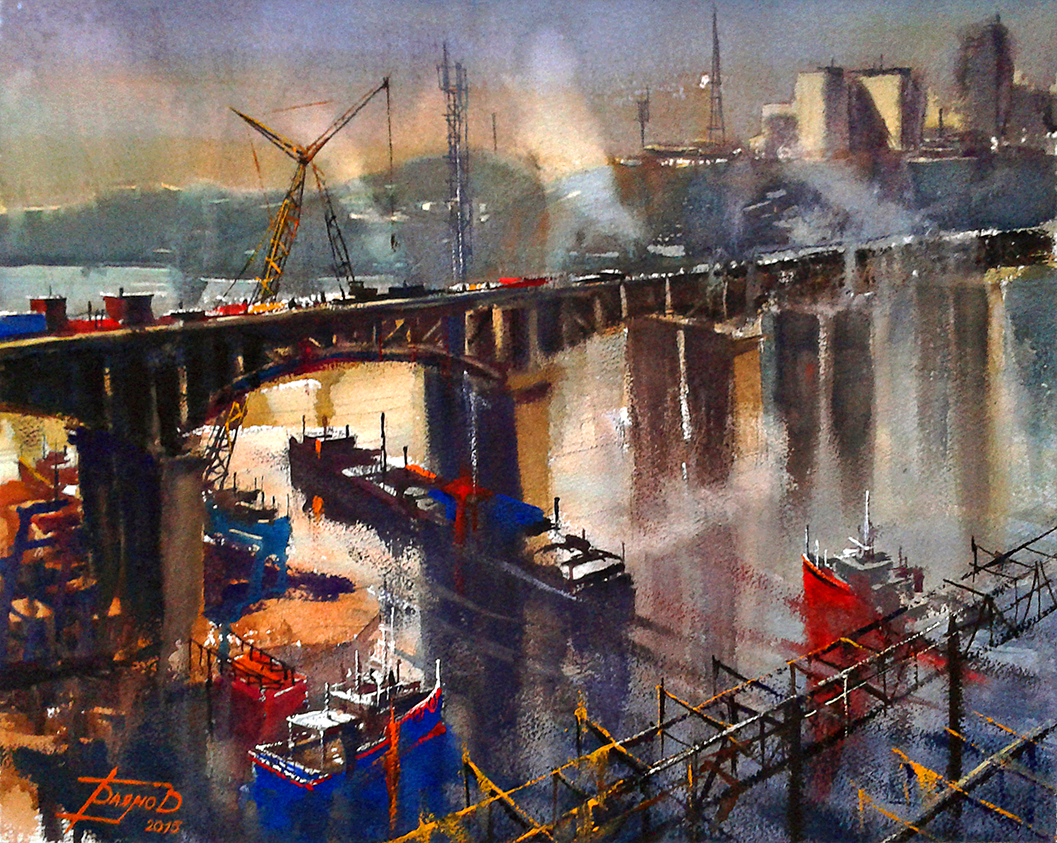 New Way - 1, Roman Bayanov, Buy the painting Watercolor