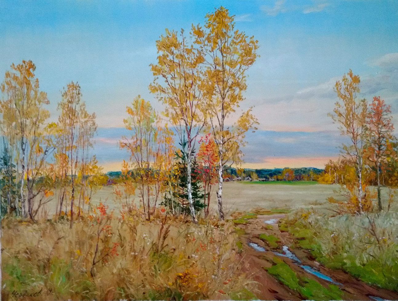 In the Middle of the Autumn - 1, Vyacheslav Cherdakov, Buy the painting Oil