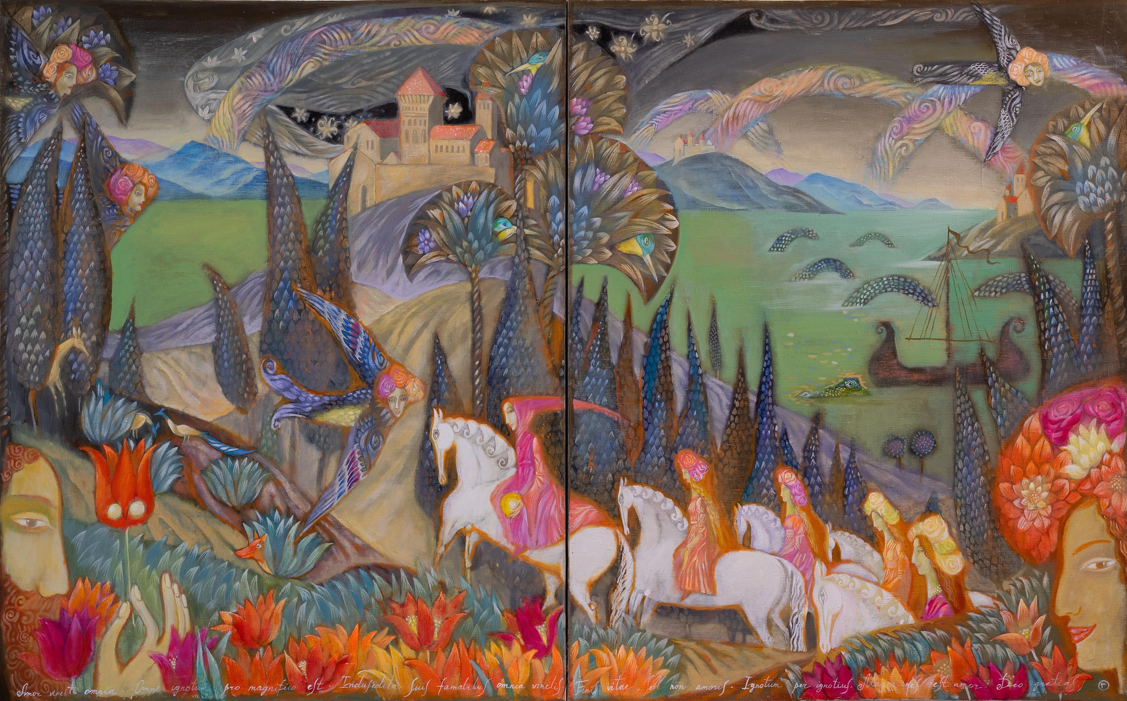 Magic Forest - 1, Olga Gasparyan, Buy the painting Mixed media